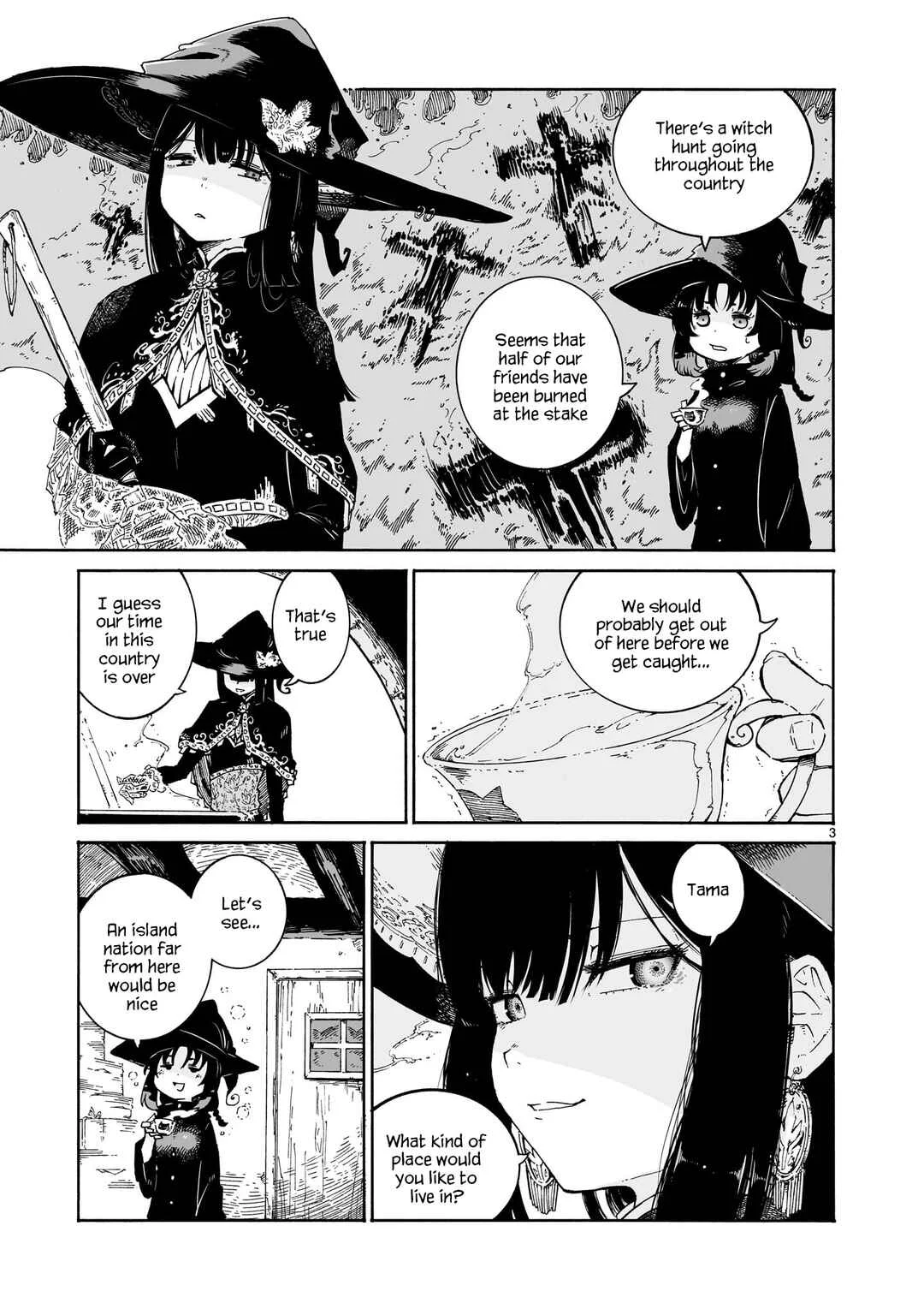 Majo to Kyurasu Chapter 1: First puff “Witches and Reunions” - Page 4