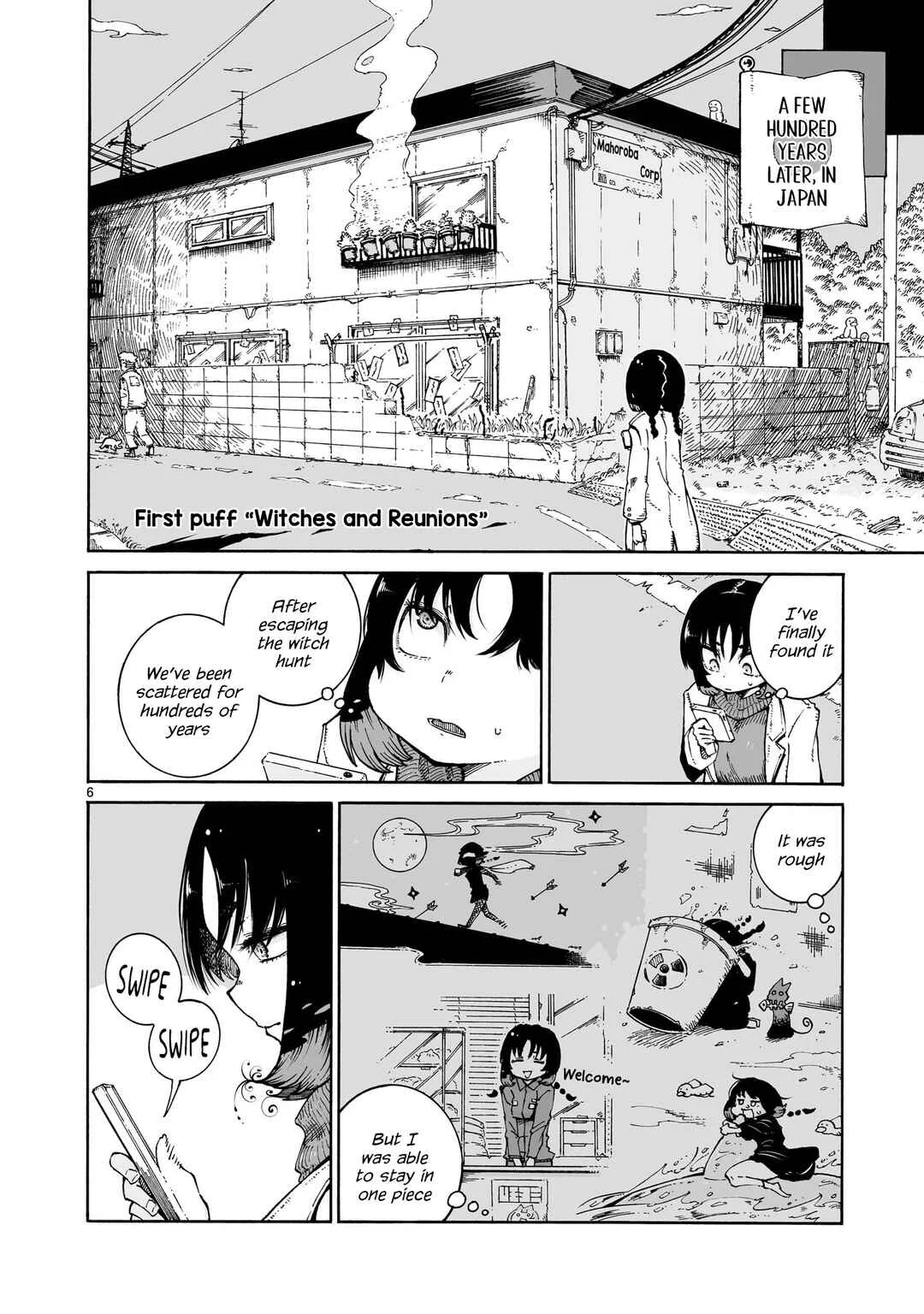 Majo to Kyurasu Chapter 1: First puff “Witches and Reunions” - Page 7