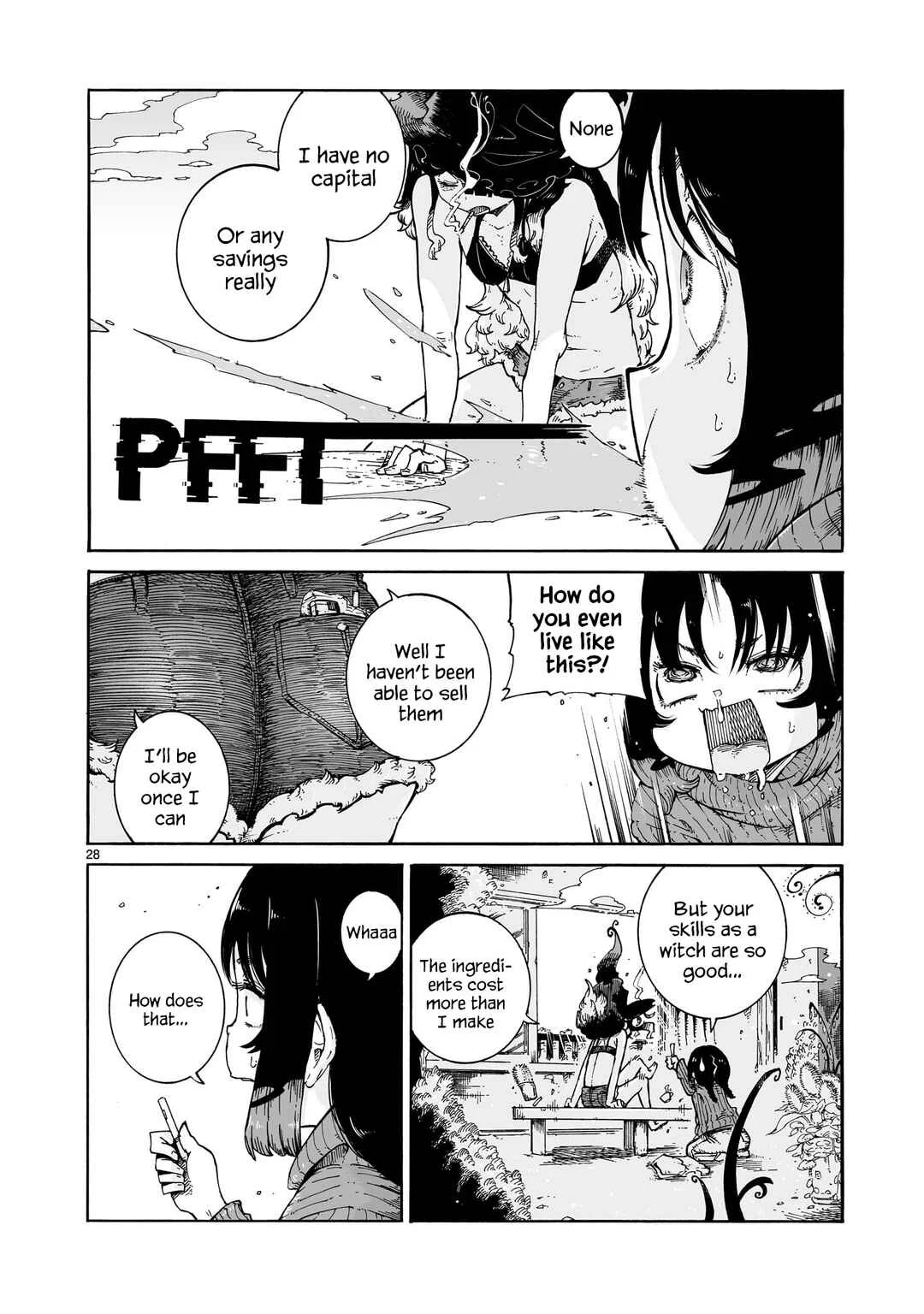 Majo to Kyurasu Chapter 1: First puff “Witches and Reunions” - Page 28