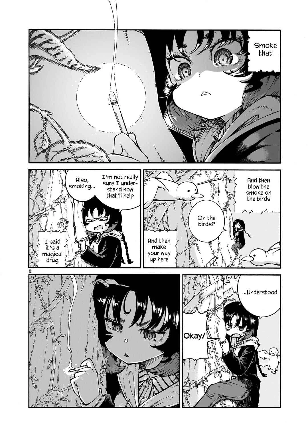 Majo to Kyurasu Chapter 2: Second Puff "Witches and Overgrowth" - Page 8