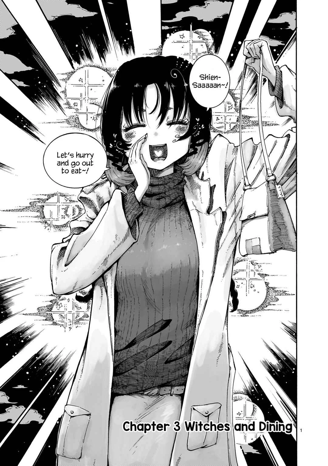 Majo to Kyurasu Chapter 3: Third Puff "Witches and Dining" - Page 1