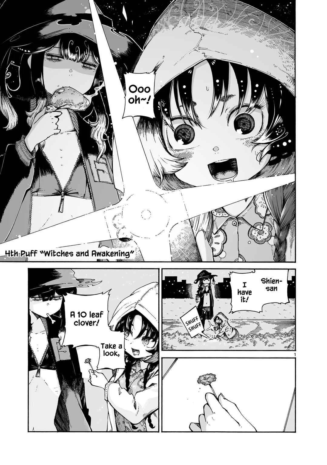 Majo to Kyurasu Chapter 4: Fourth Puff "Witches and Awakening" - Page 1