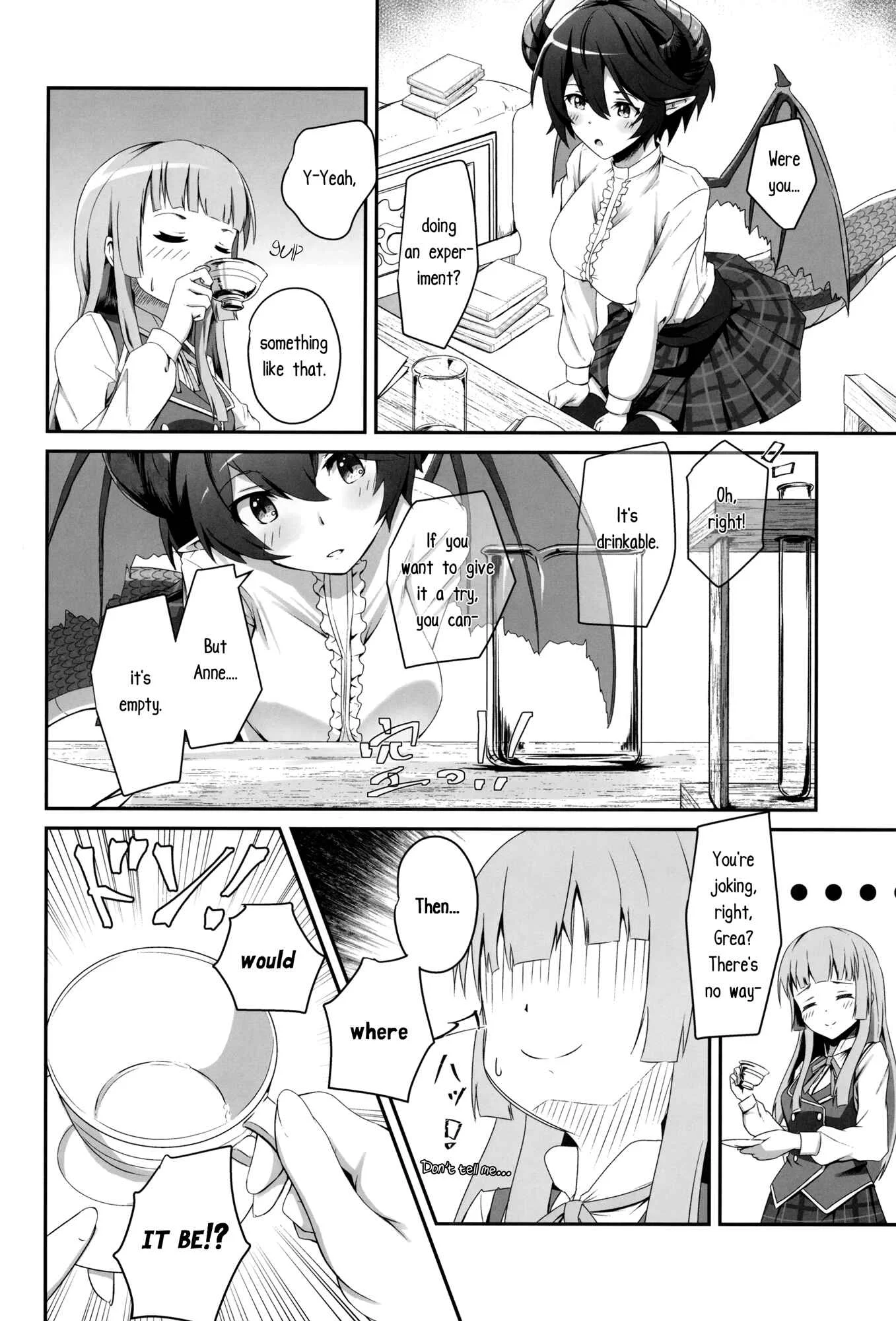 Manaria Friends - Kono Koto wa Futari dake no Himitsu dakara ne Chapter 1: Oneshot - Page 4