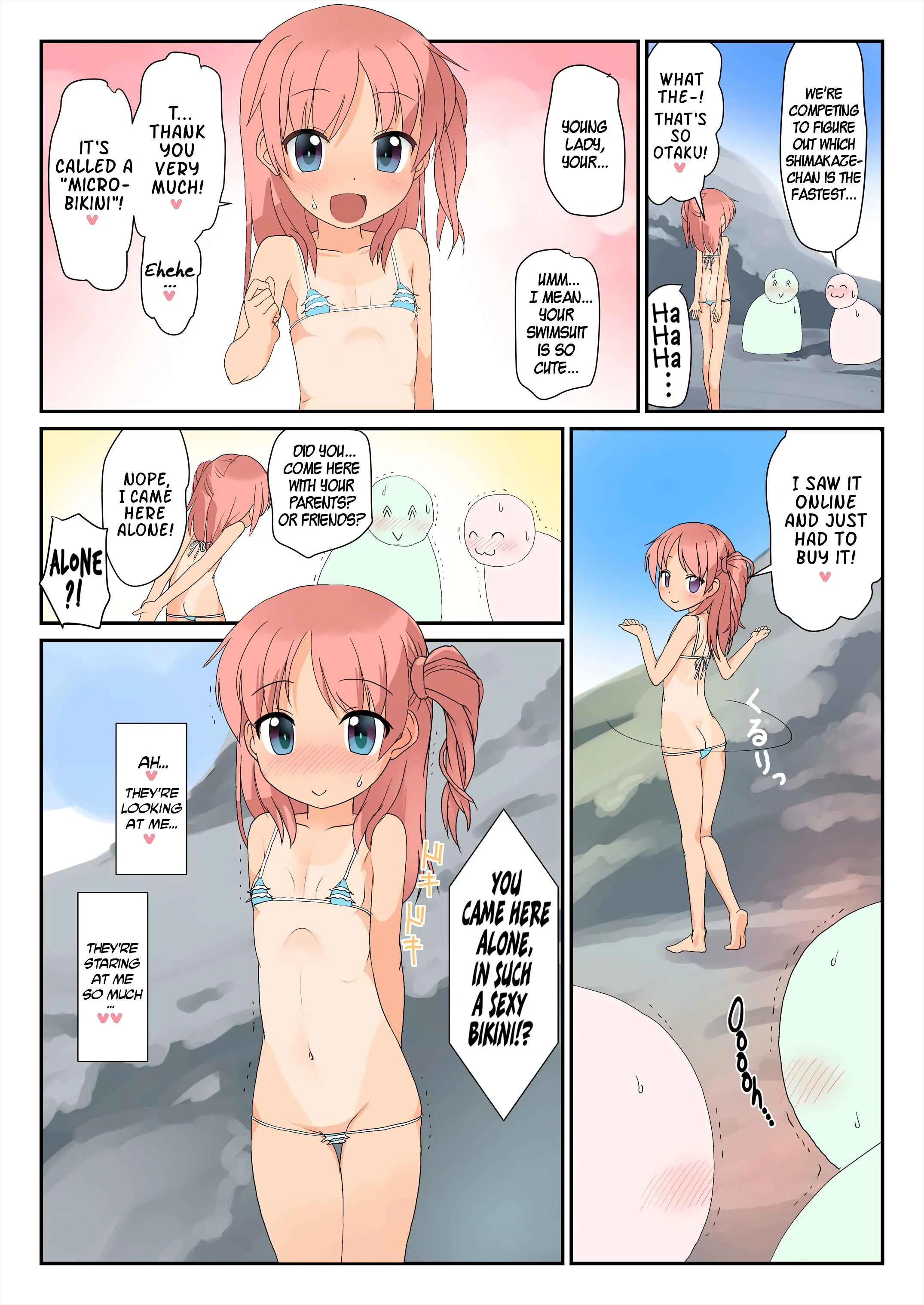 Micro Bikini de Umi ni Ittara Ojisan-tachi ni Rape (Wakan) Shite Moraechatta Onnanoko no Hon Chapter 1: Oneshot - Page 8