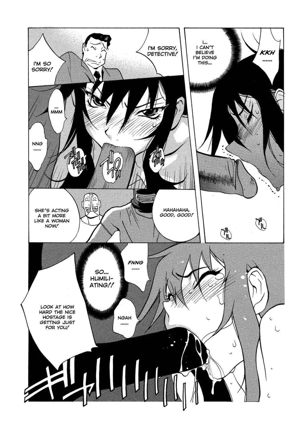 MIDARA Chapter 5: Female Detective Rape • Saeko 2 - White Snake - Page 14
