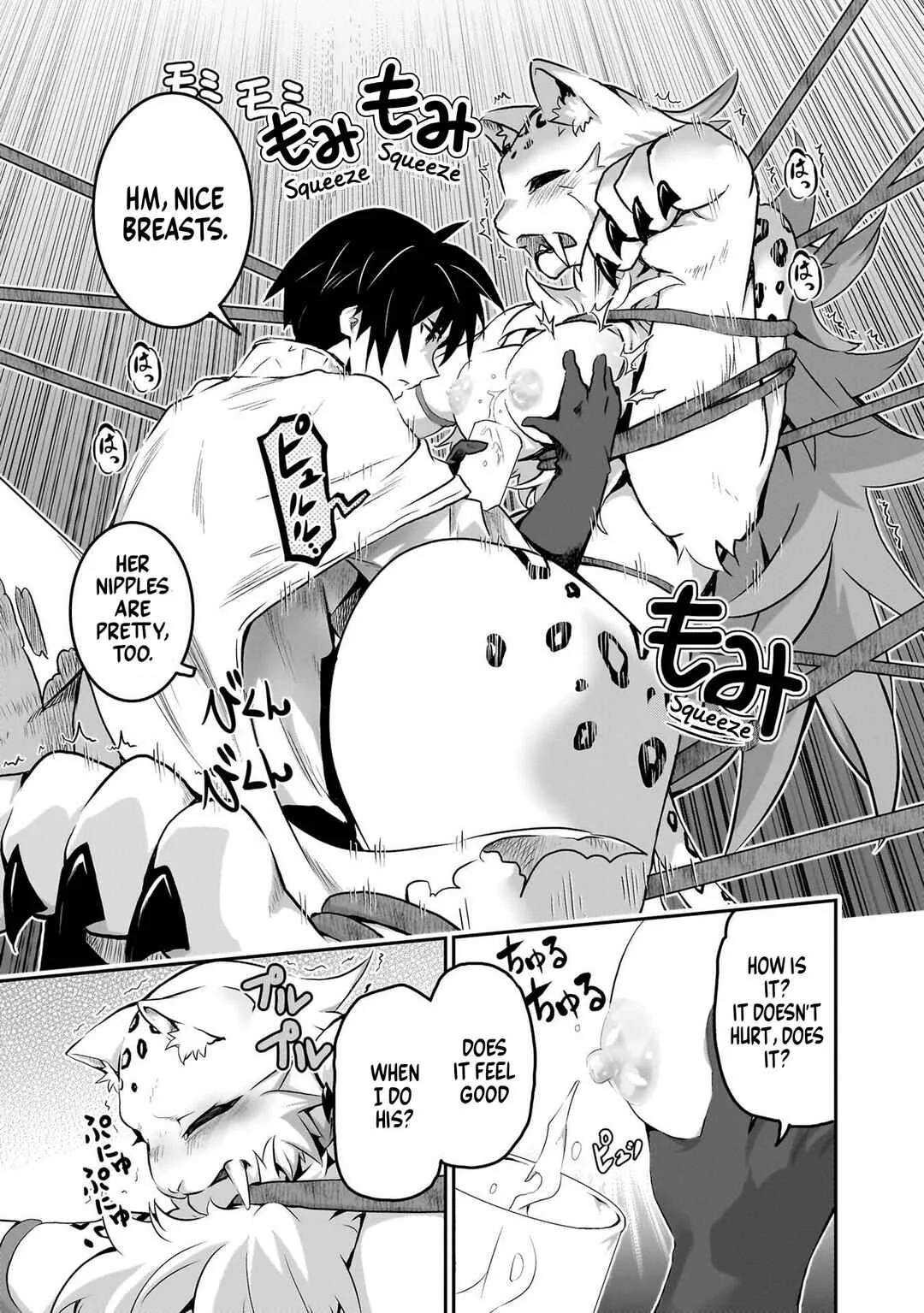 Milk-shibori Hunter no Isekai Sakunyuuki ~Nouka no Saenai Otoko ga Arayuru Shuzoku no Chiku-B wo Moteasobi-toriko ni Suru~ Chapter 1: Decensored version - Page 40
