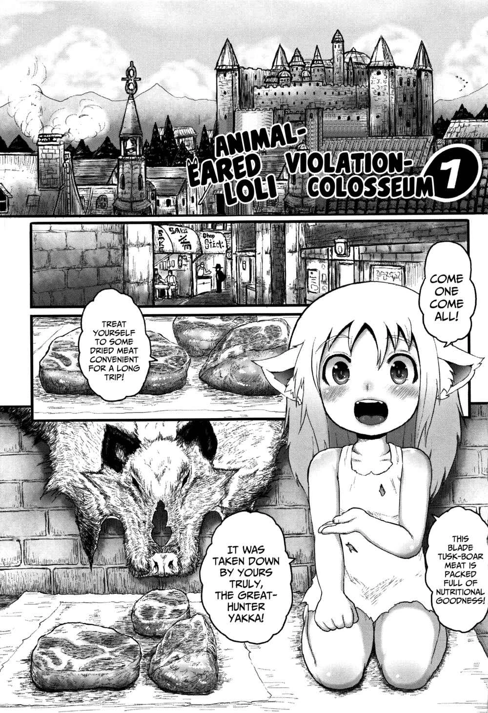 Mimi Loli Oka-Shiamu Chapter 1: Animal-Eared Loli Violation-Colosseum 1  - Page 9