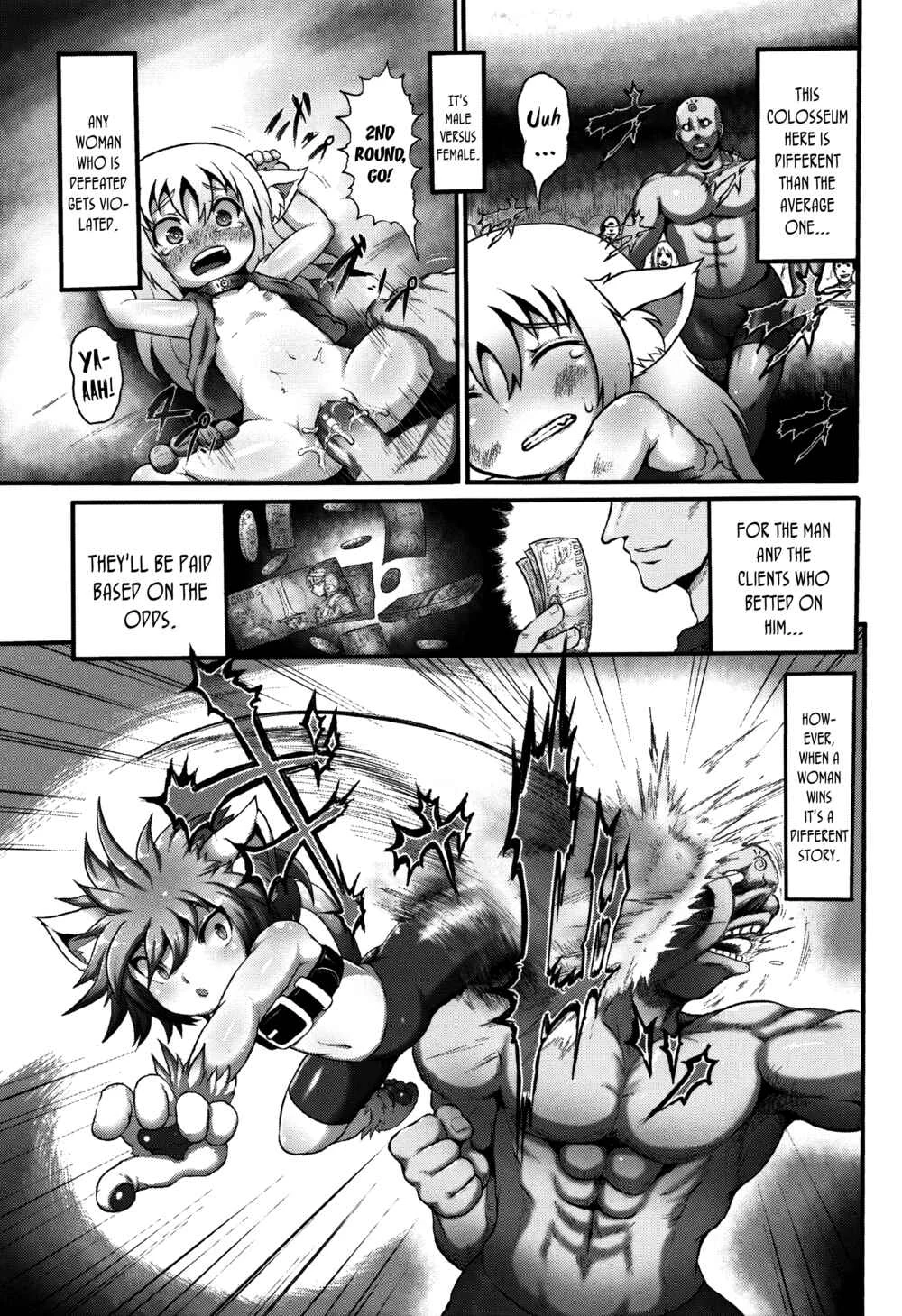 Mimi Loli Oka-Shiamu Chapter 2: Animal-Eared Loli Violation-Colosseum 2 - Page 1
