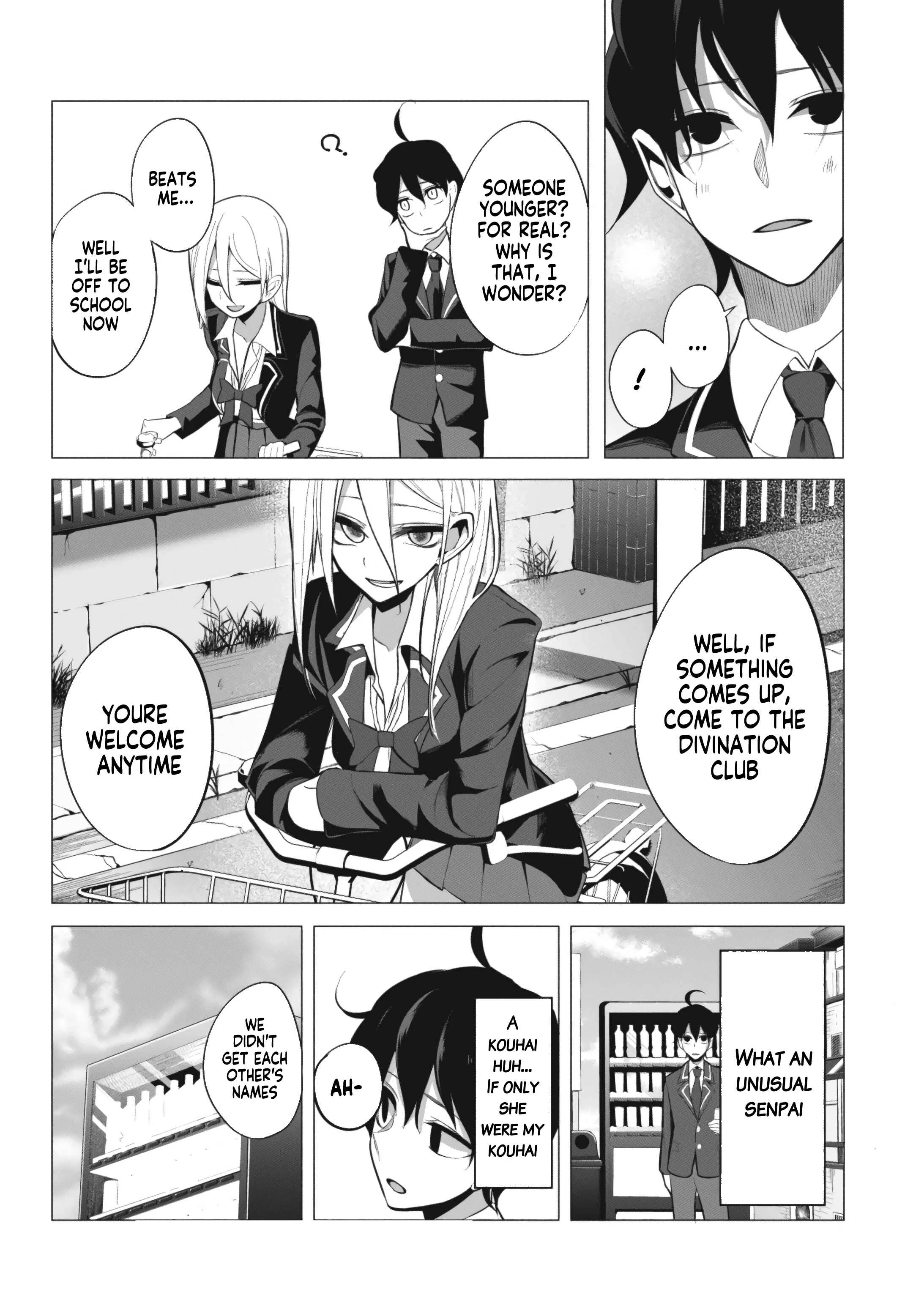 Mizuki-senpai no Koi Uranai Chapter 1 - Page 9