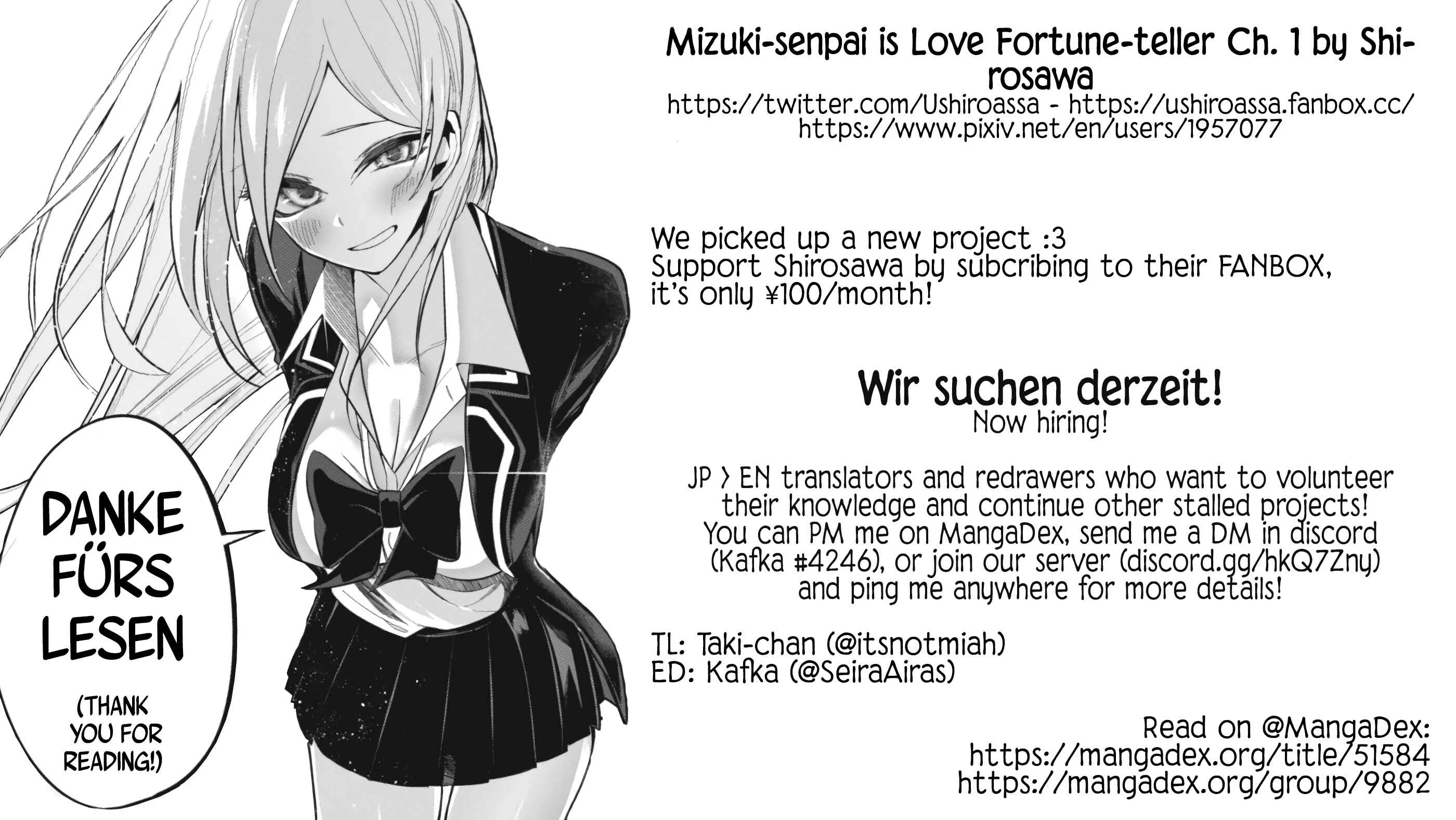 Mizuki-senpai no Koi Uranai Chapter 1 - Page 12