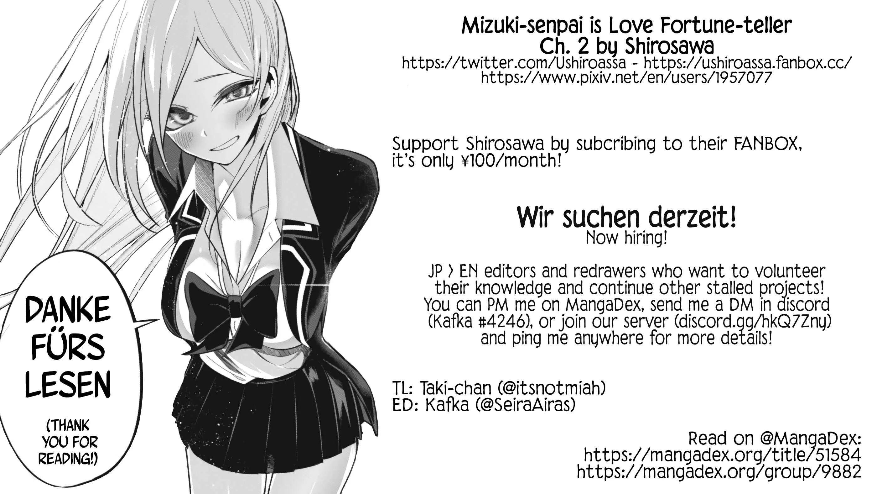 Mizuki-senpai no Koi Uranai Chapter 2 - Page 15