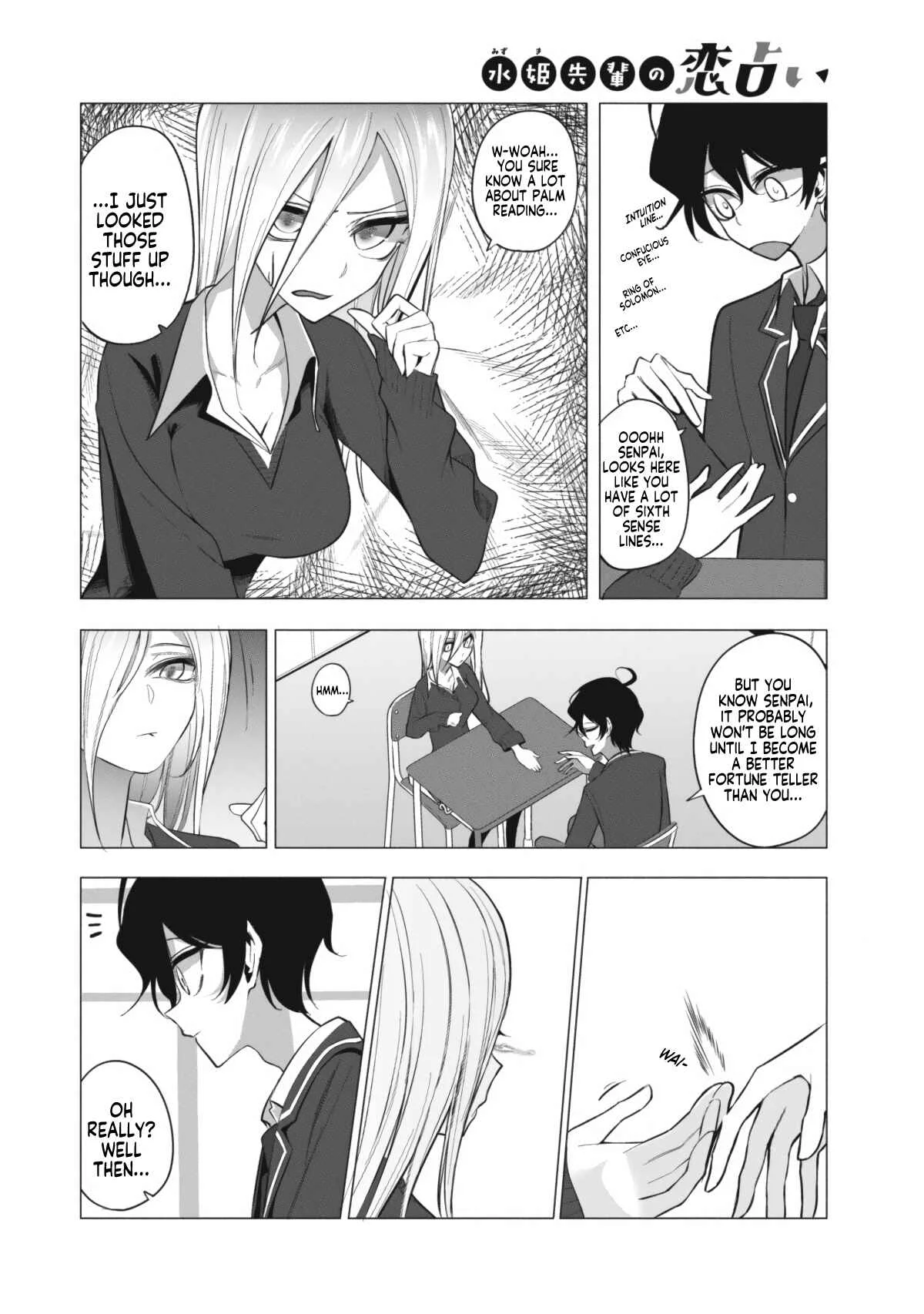Mizuki-senpai no Koi Uranai Chapter 5 - Page 2