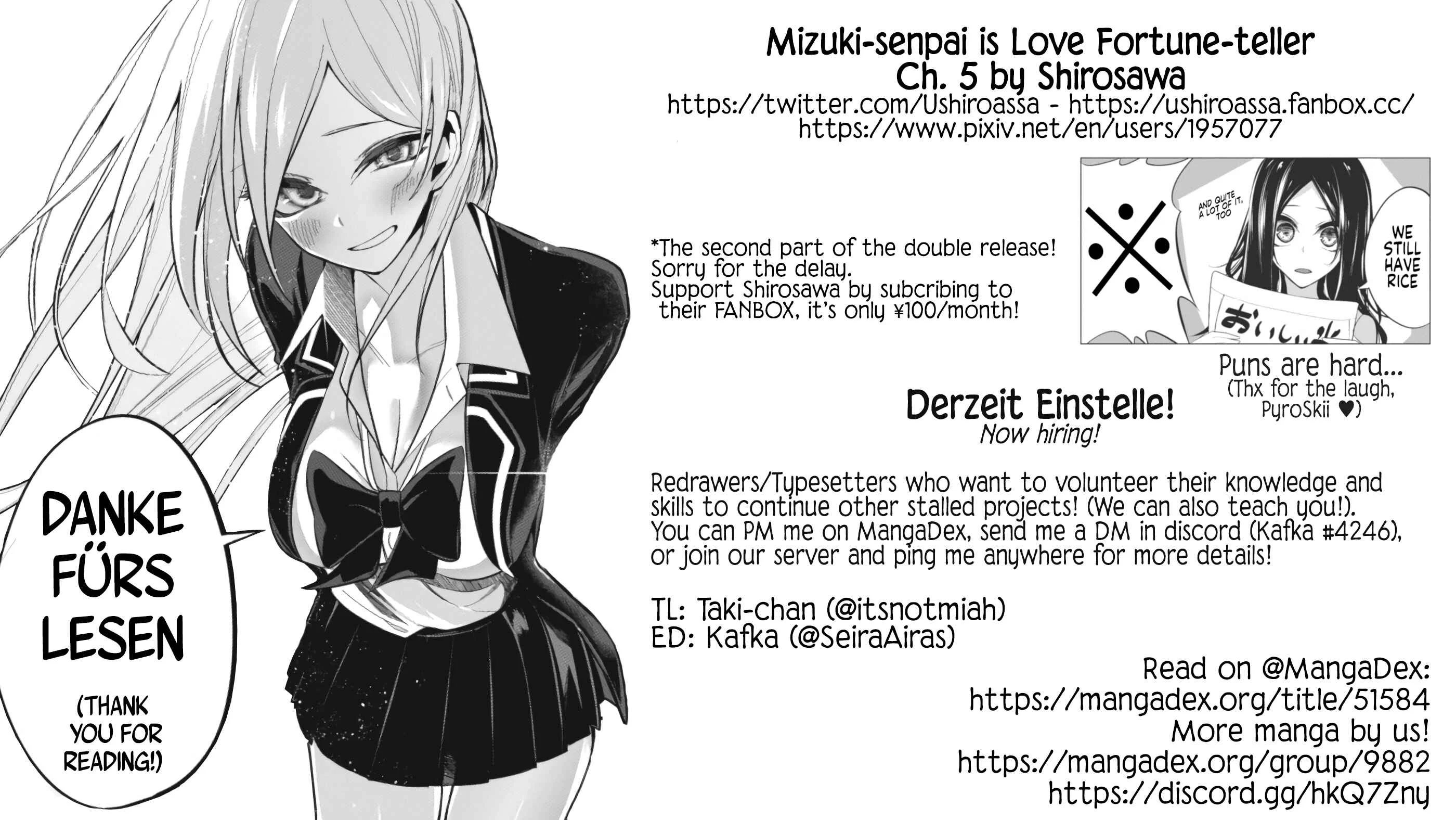 Mizuki-senpai no Koi Uranai Chapter 5 - Page 15