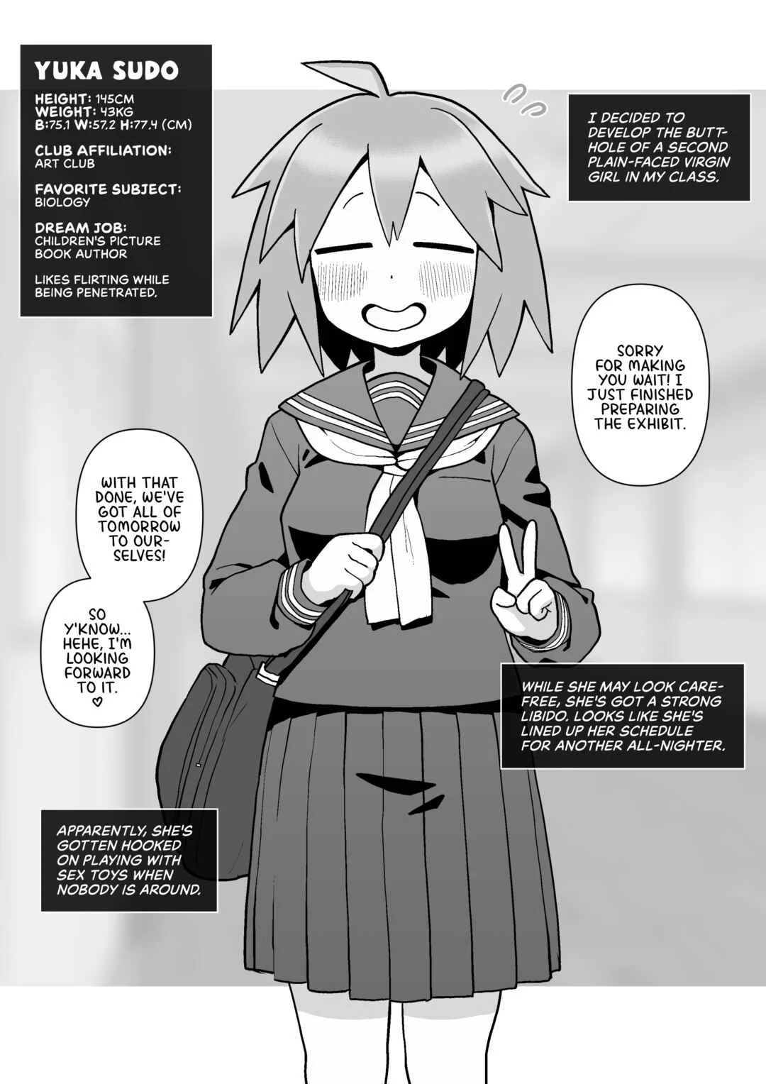 Mob-gao Doukyuusei o Shojo no Mama Anal Kaihatsu shita Hanashi Chapter 1 - Page 6