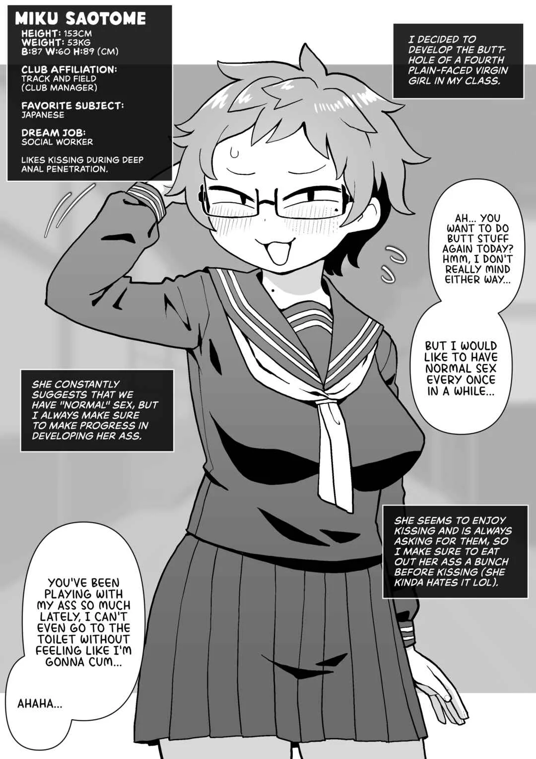 Mob-gao Doukyuusei o Shojo no Mama Anal Kaihatsu shita Hanashi Chapter 1 - Page 18