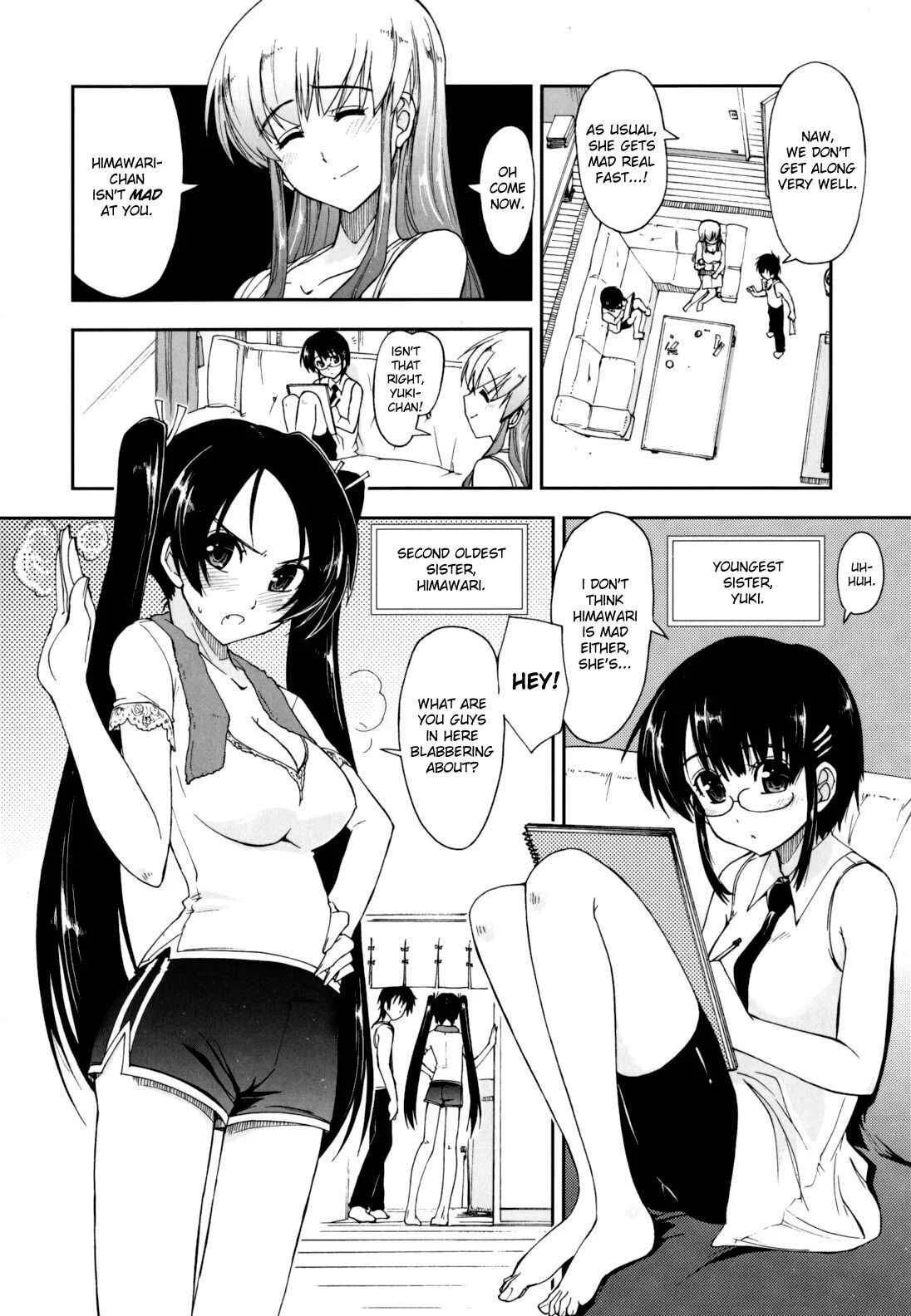 Mosaic x Three Sisters Genteiban Chapter 1: Suddenly x A Family - Page 4
