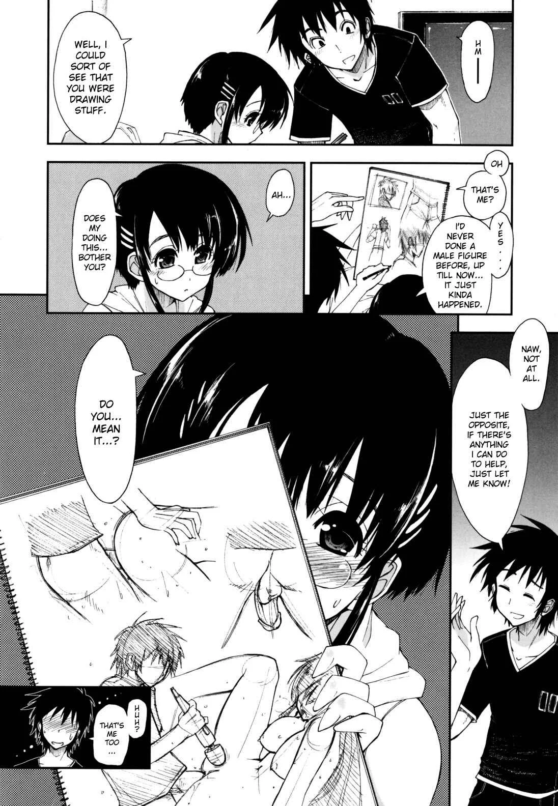 Mosaic x Three Sisters Genteiban Chapter 3: Experiences X The sketch - Page 4