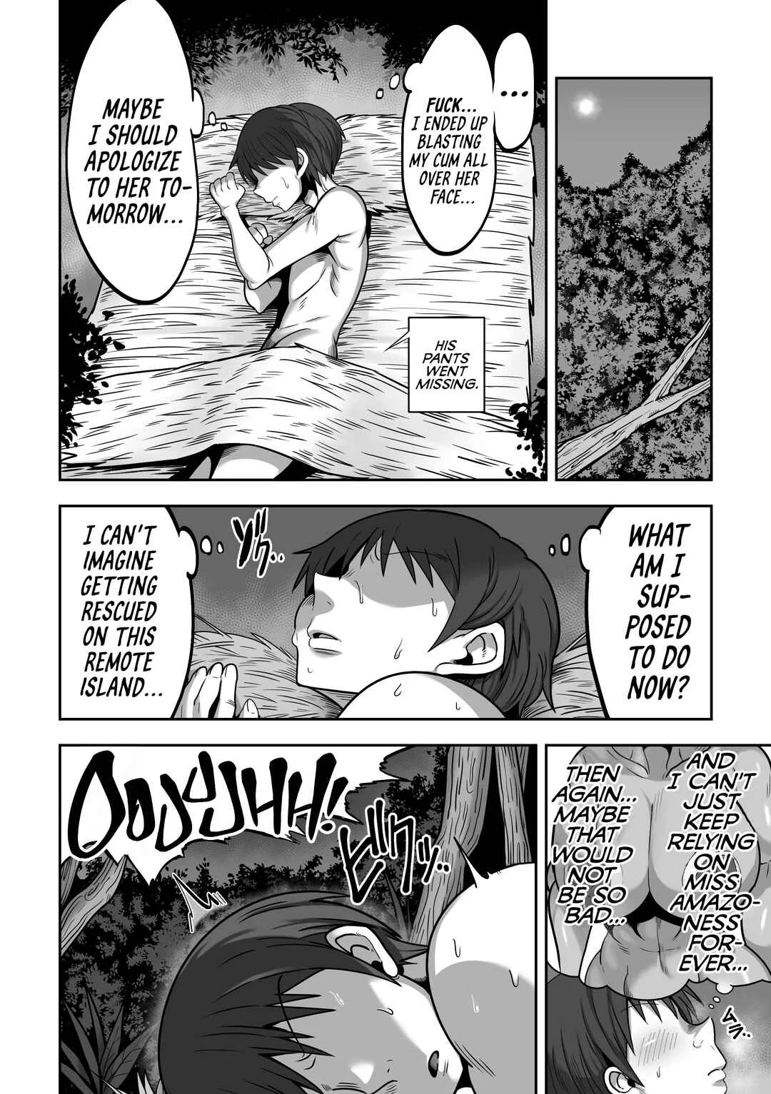 Mujintou de Dekashiri Muchimuchi Amazon-san to Asedaku SEX Chapter 1 - Page 16