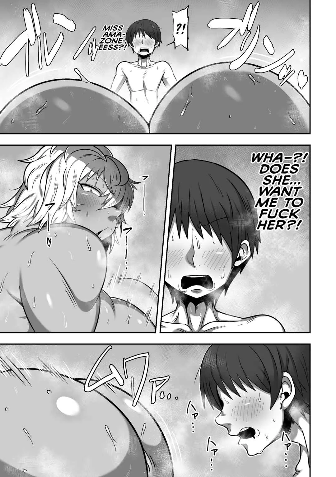 Mujintou de Dekashiri Muchimuchi Amazon-san to Asedaku SEX Chapter 1 - Page 25