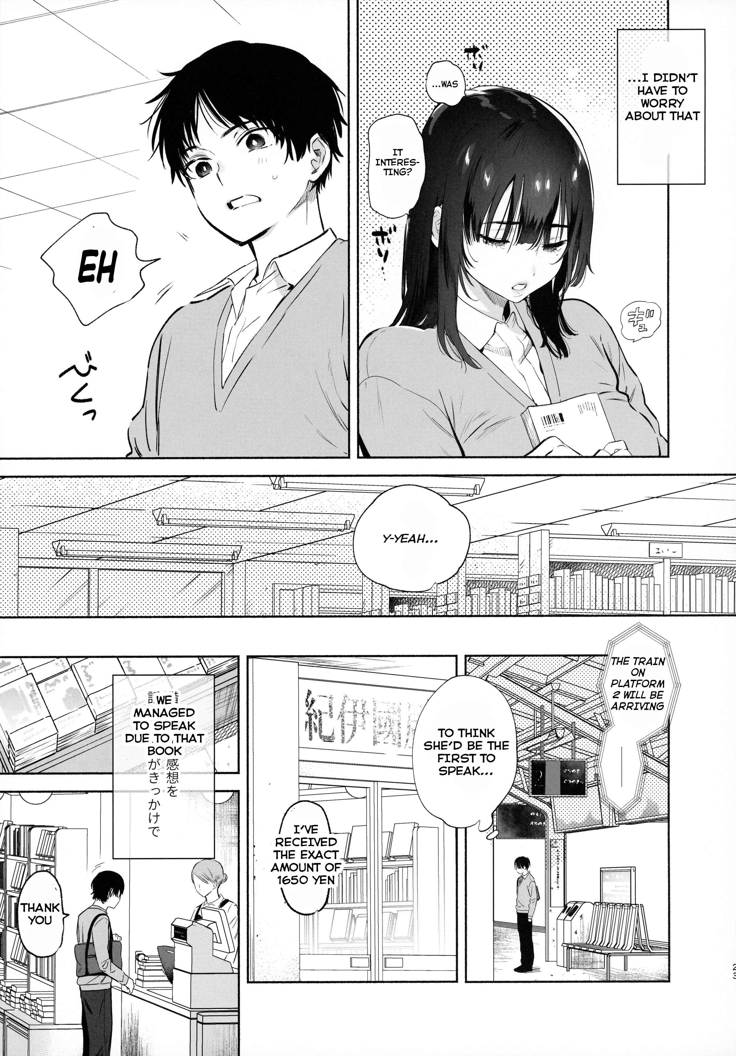 Mukuchi na Tosho Iin to Sex Zuke. Chapter 1.1: Part 1 - Page 22