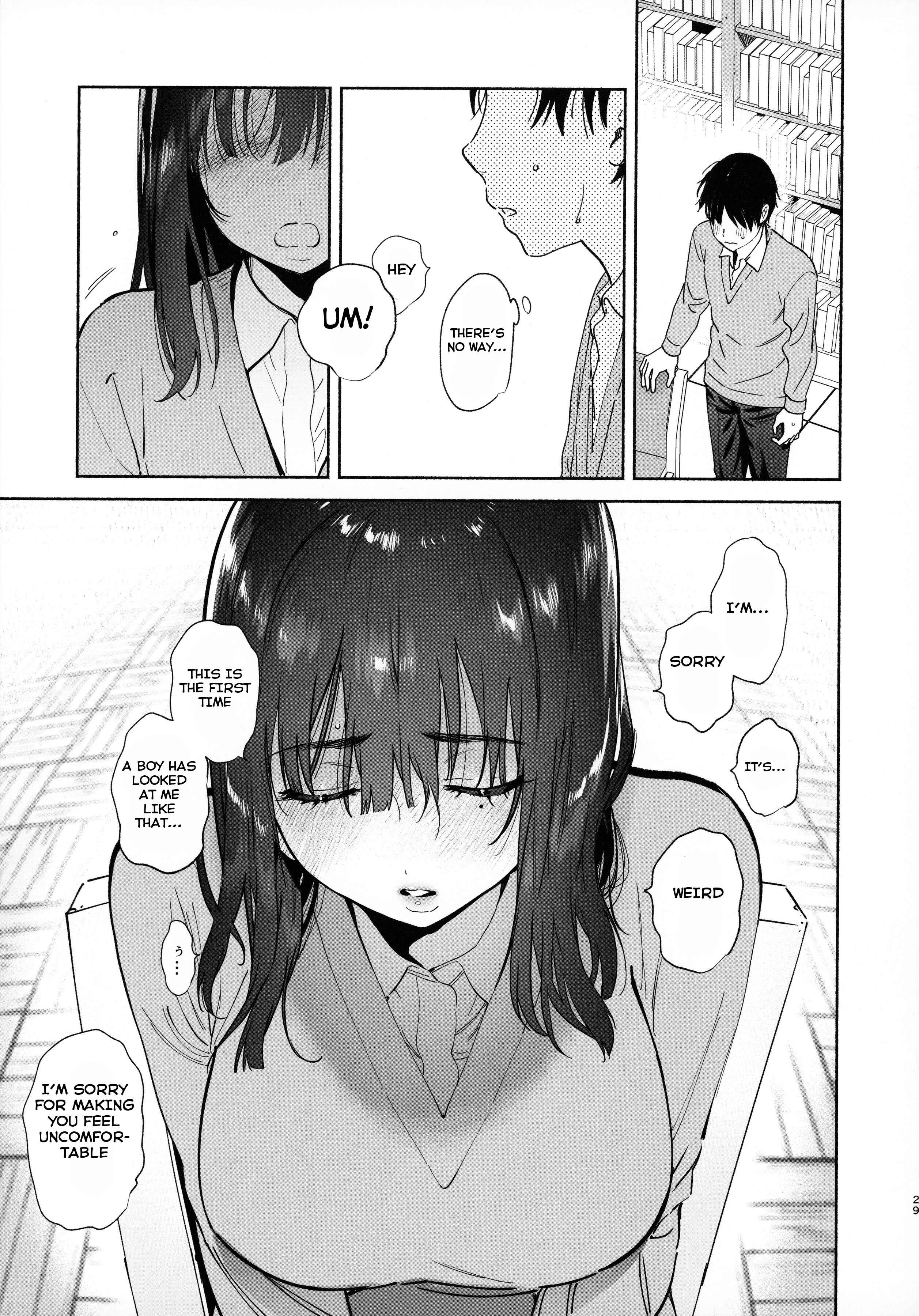Mukuchi na Tosho Iin to Sex Zuke. Chapter 1.2: Part 2 ( End ) - Page 6