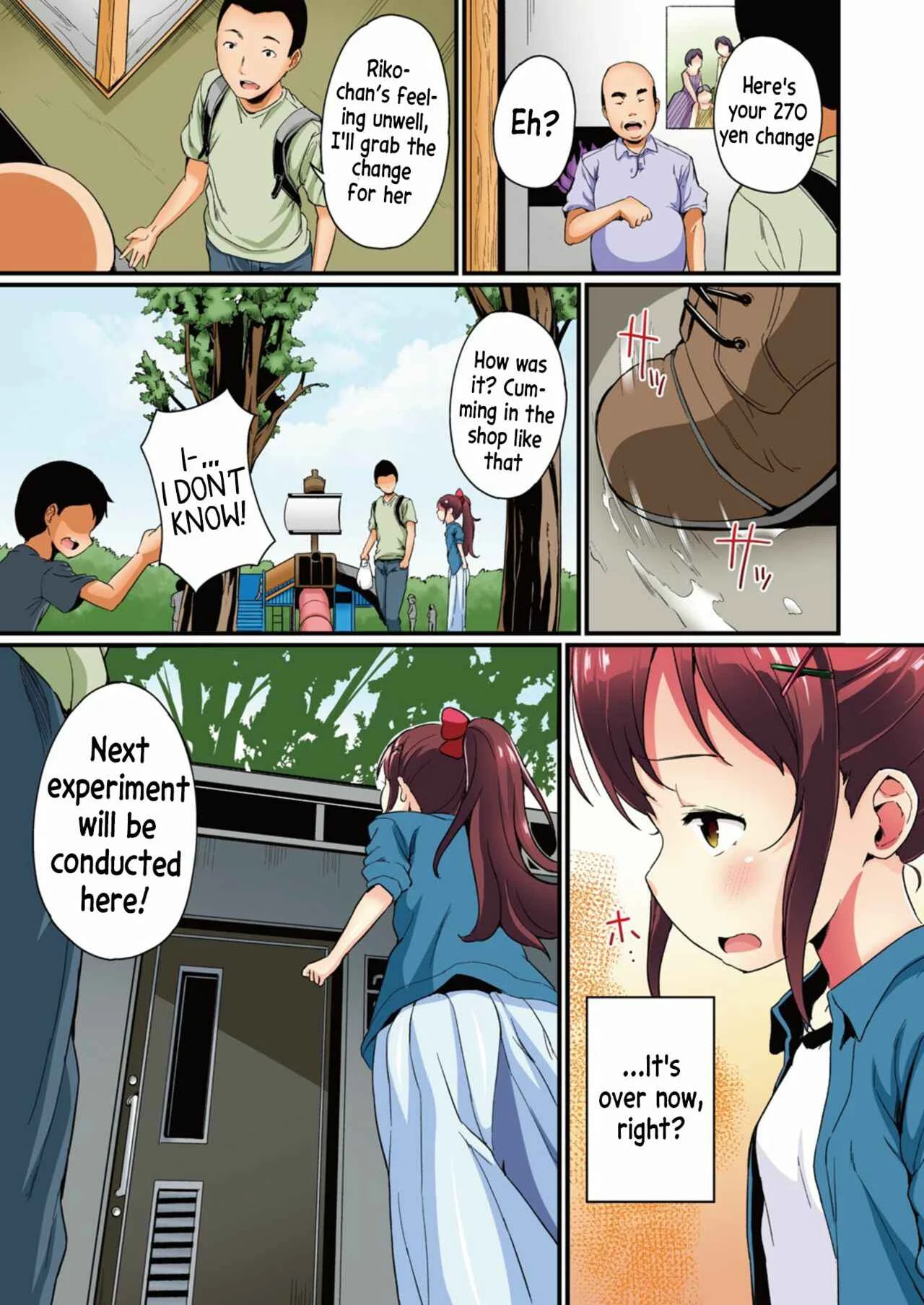 Natsuyasumi no Jiyuu Kenkyuu Riko Choukyou 2-kaime ~Yagai de Zecchou Sasete Miyou!~ Chapter 1 - Page 9