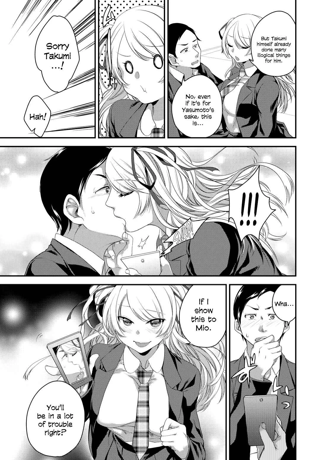 Netorase Bitch ~Kareshi no Tame ni Hoka no Otoko de Ikikuruu Joshikousei.~ Chapter 1: Oneshot - Page 12