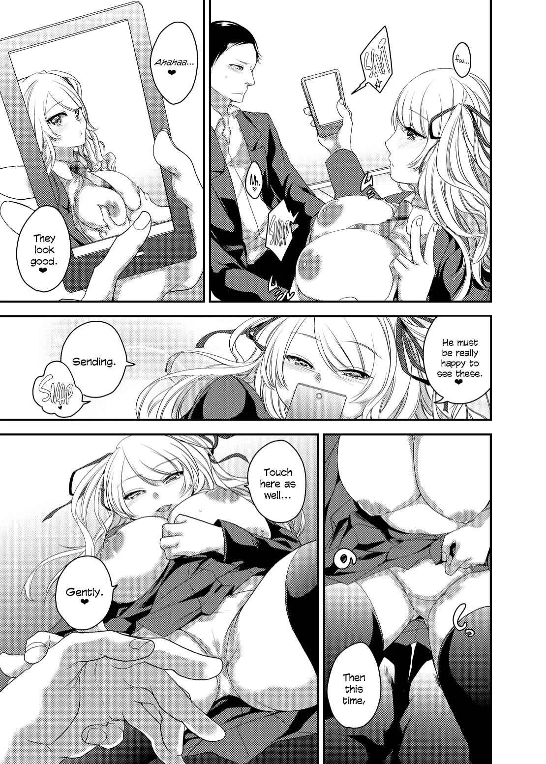Netorase Bitch ~Kareshi no Tame ni Hoka no Otoko de Ikikuruu Joshikousei.~ Chapter 1: Oneshot - Page 14