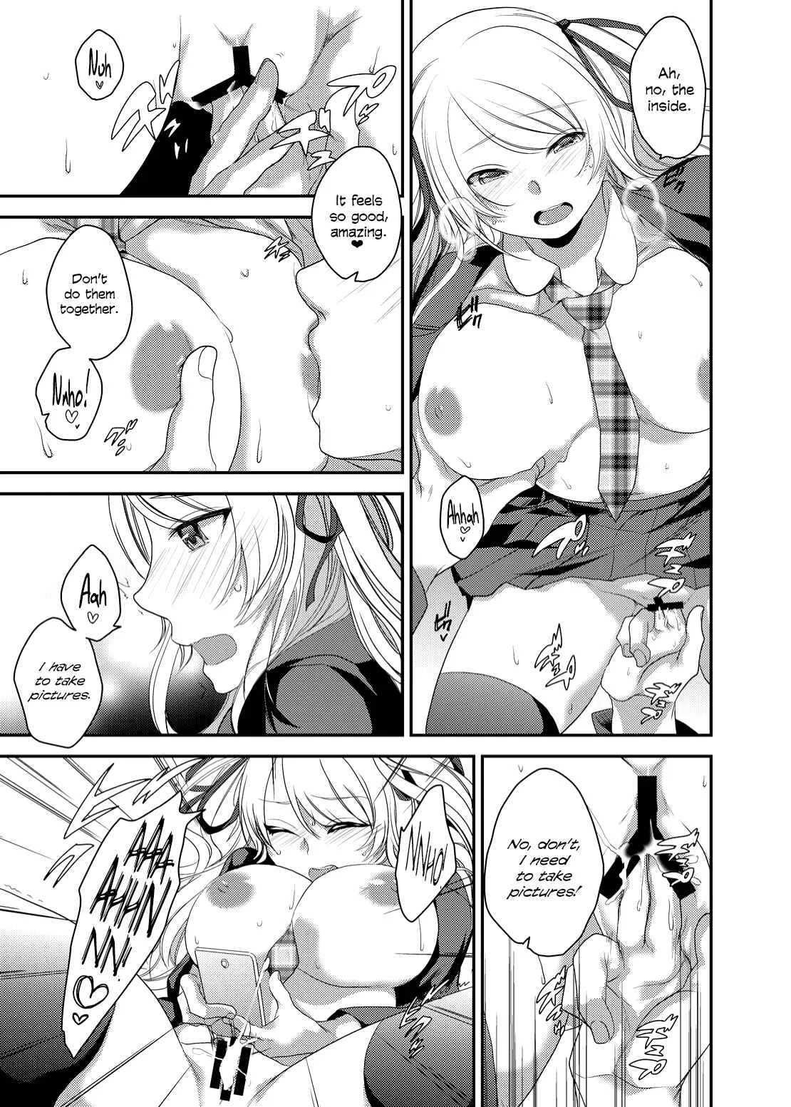 Netorase Bitch ~Kareshi no Tame ni Hoka no Otoko de Ikikuruu Joshikousei.~ Chapter 1: Oneshot - Page 16