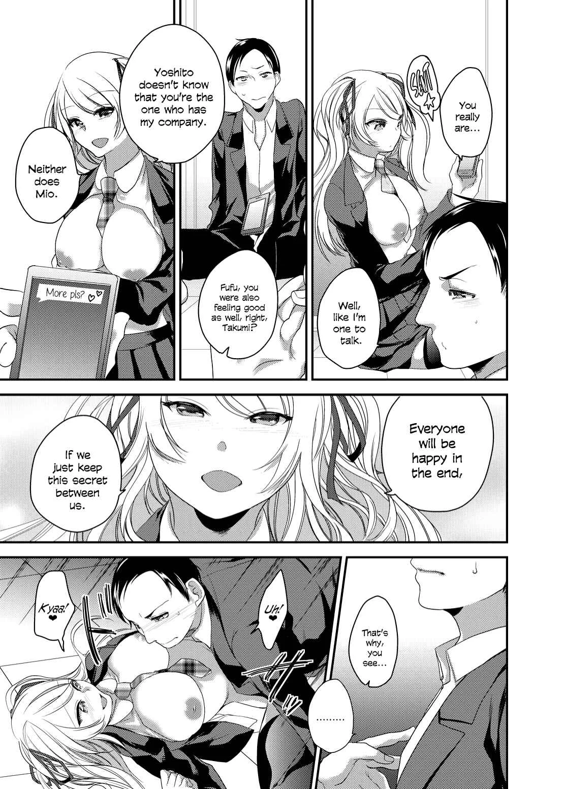 Netorase Bitch ~Kareshi no Tame ni Hoka no Otoko de Ikikuruu Joshikousei.~ Chapter 1: Oneshot - Page 22