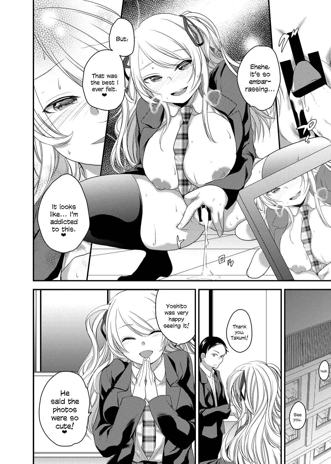 Netorase Bitch ~Kareshi no Tame ni Hoka no Otoko de Ikikuruu Joshikousei.~ Chapter 1: Oneshot - Page 29