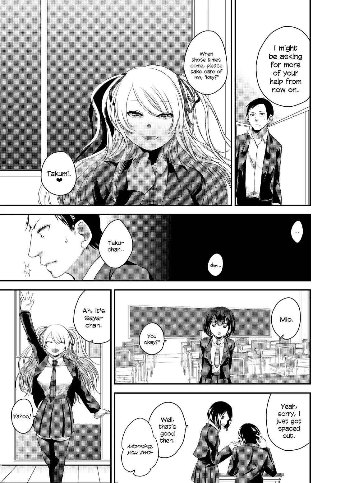 Netorase Bitch ~Kareshi no Tame ni Hoka no Otoko de Ikikuruu Joshikousei.~ Chapter 1: Oneshot - Page 30