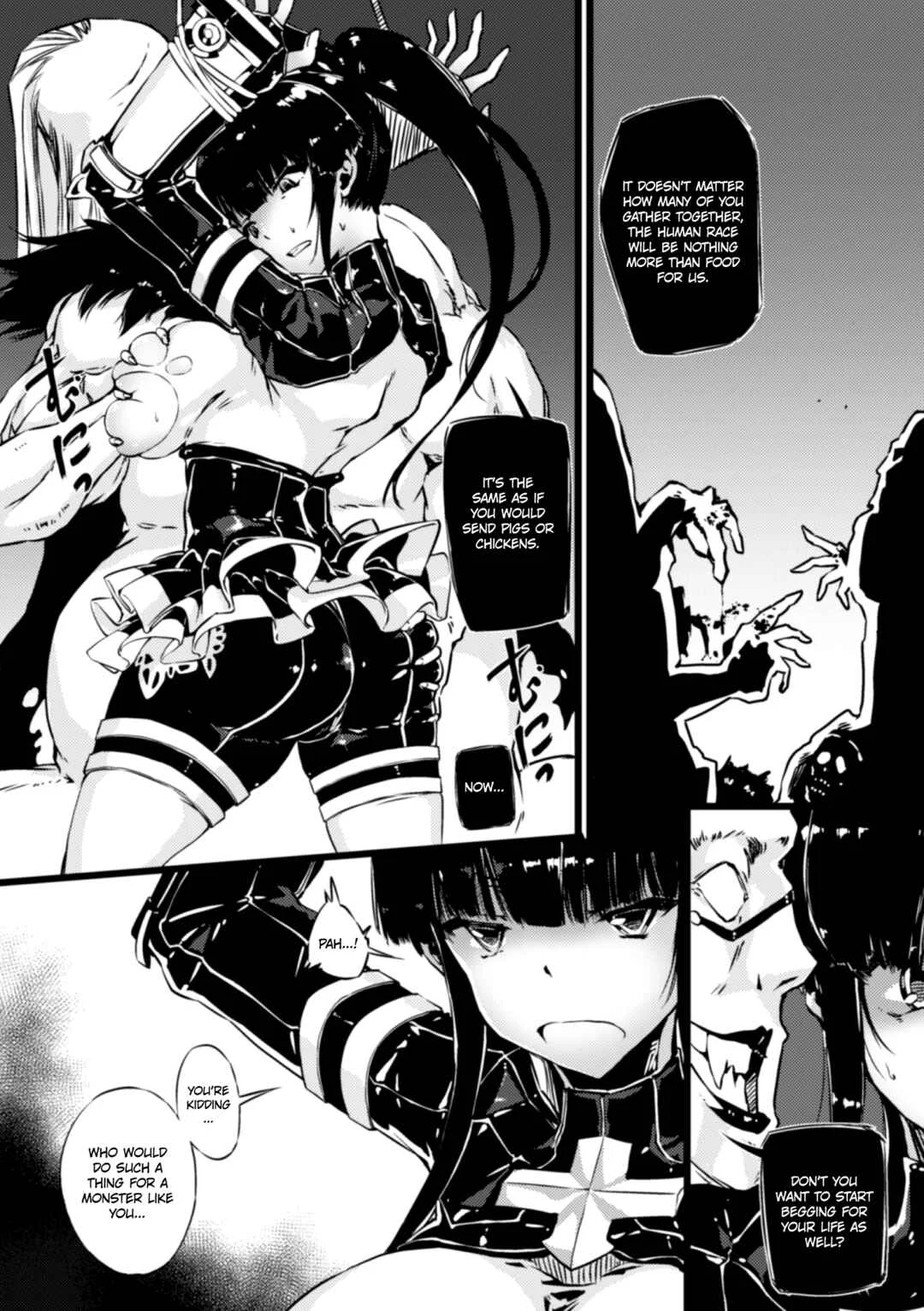 Nijigen Comic Magazine: Kedakai Onna mo Dogeza Shite Sex Onedari! Chapter 1: Hunted Hunter - Page 3