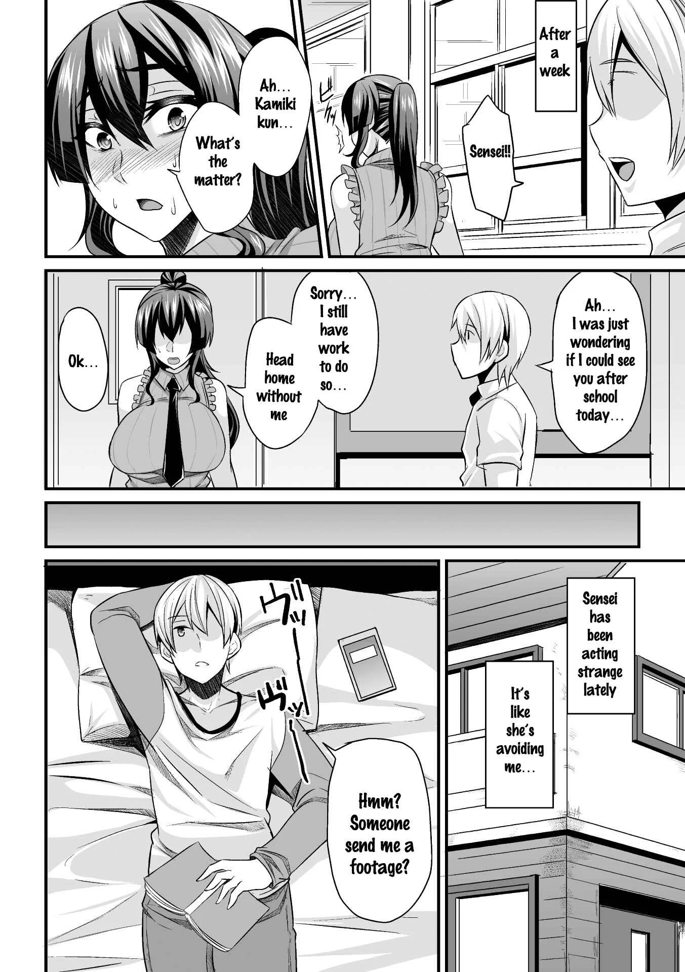 Nijigen Comic Magazine Waki Fechi Bunny Girl Chapter 2: The Side of Sensei That I don't Know Of - Page 8