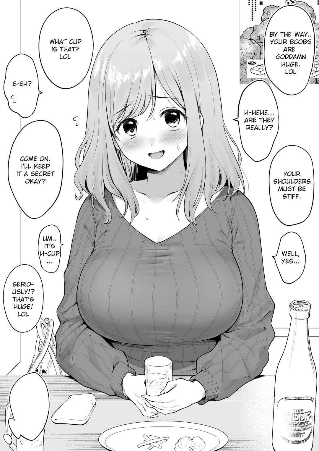 Nomikai de Ikemen no Senpai no Omochikaeri Sarechau Ko Chapter 1 - Page 1