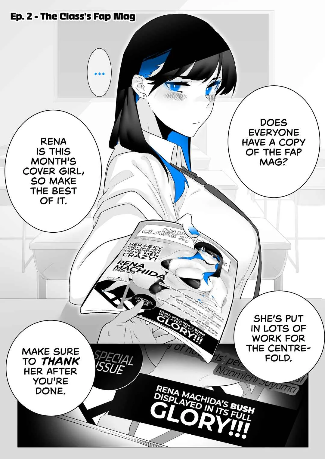 Okazu Touban no Seitai Chapter 2: The Class's Fap Mag - Page 1