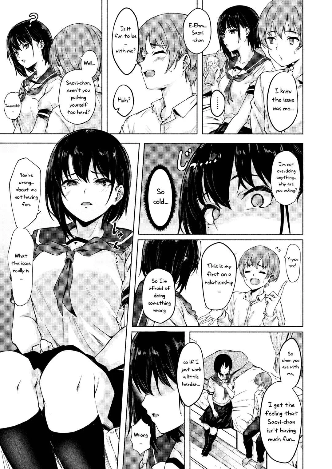 Okki na Saori-chan wa Bukiyou ni Eroi Chapter 1 - Page 4