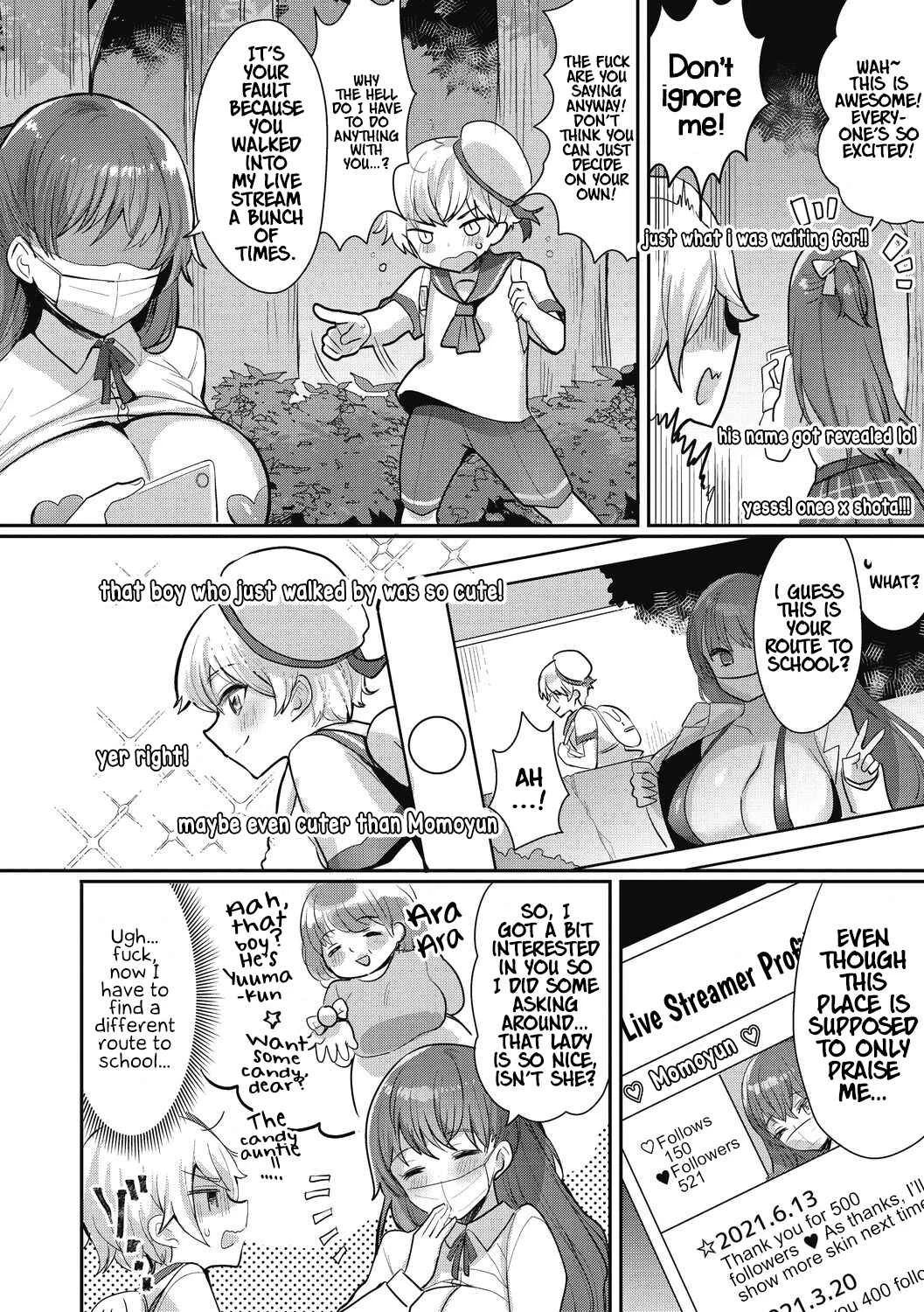 OneShota Nama Haishinchuu! Chapter 1: Onee x Shota Live Streaming! - Page 7