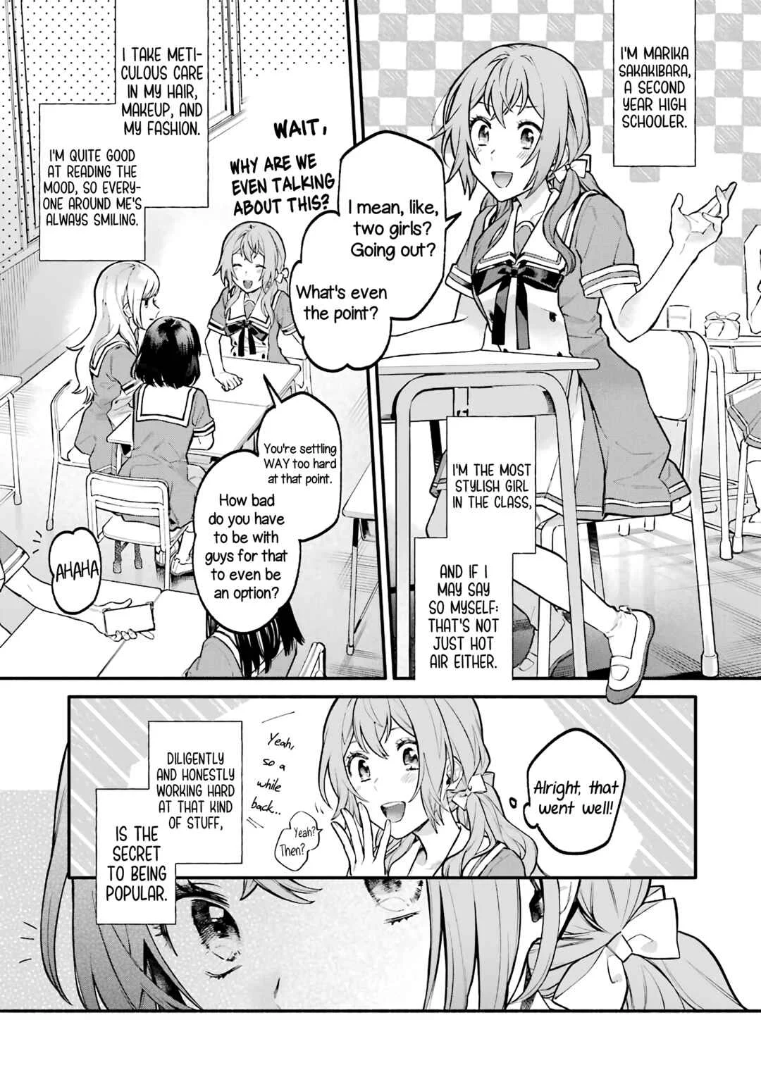 Onna Doushi toka Arienai desho to Iiharu Onnanoko wo, Hyakunichikan de Tetteiteki ni Otosu Yuri no Ohanashi Chapter 1: Stage 1 - Page 9