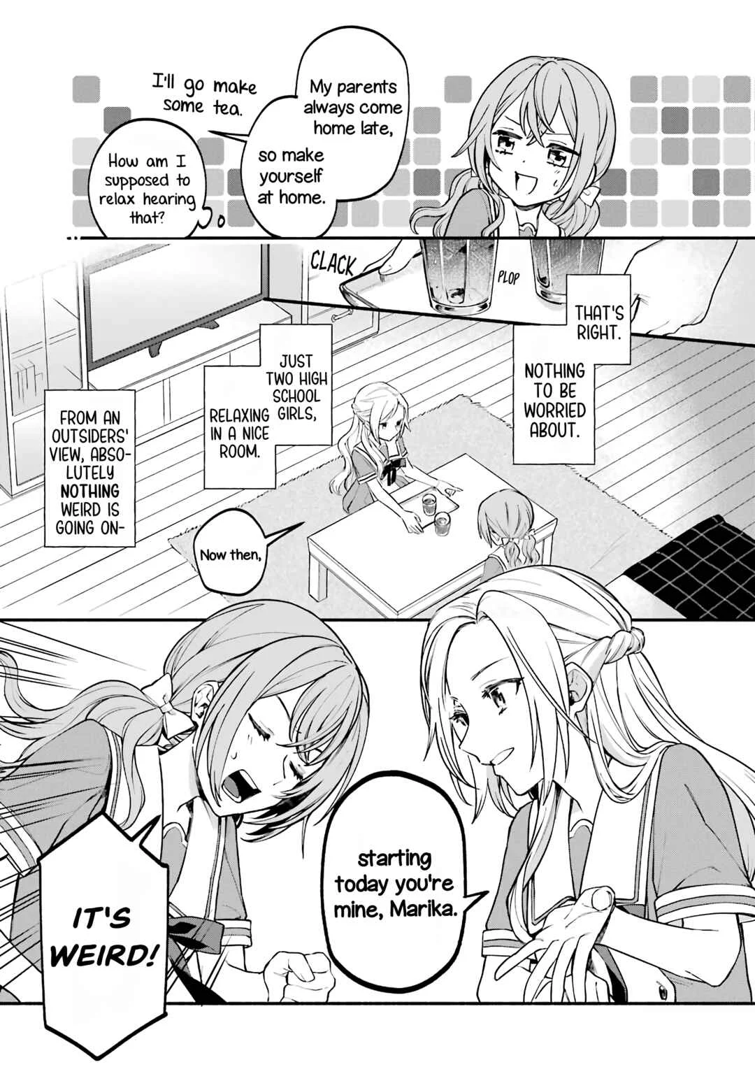 Onna Doushi toka Arienai desho to Iiharu Onnanoko wo, Hyakunichikan de Tetteiteki ni Otosu Yuri no Ohanashi Chapter 2: Stage 2 - Page 4