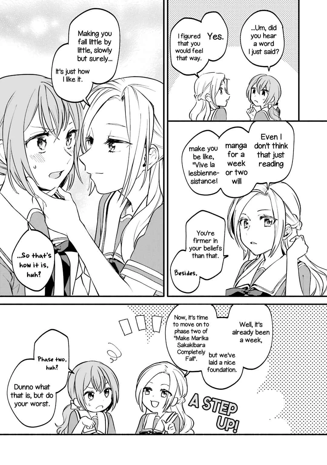 Onna Doushi toka Arienai desho to Iiharu Onnanoko wo, Hyakunichikan de Tetteiteki ni Otosu Yuri no Ohanashi Chapter 2: Stage 2 - Page 22