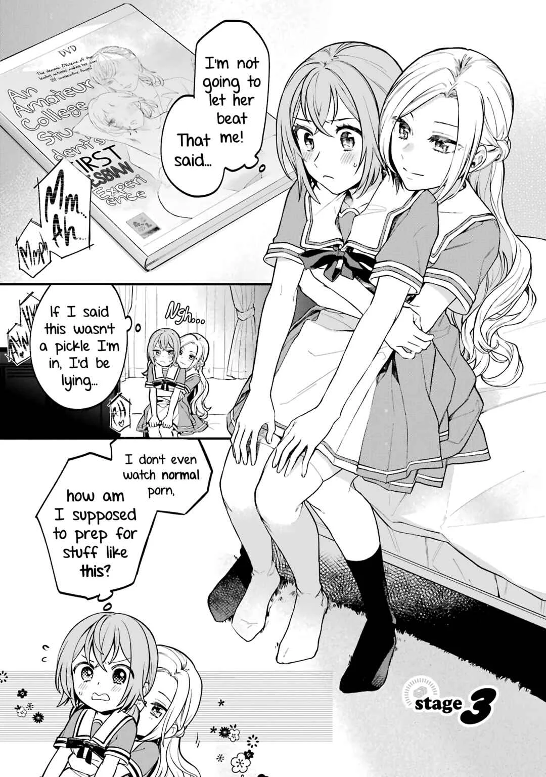 Onna Doushi toka Arienai desho to Iiharu Onnanoko wo, Hyakunichikan de Tetteiteki ni Otosu Yuri no Ohanashi Chapter 3: Stage 3 - Page 1