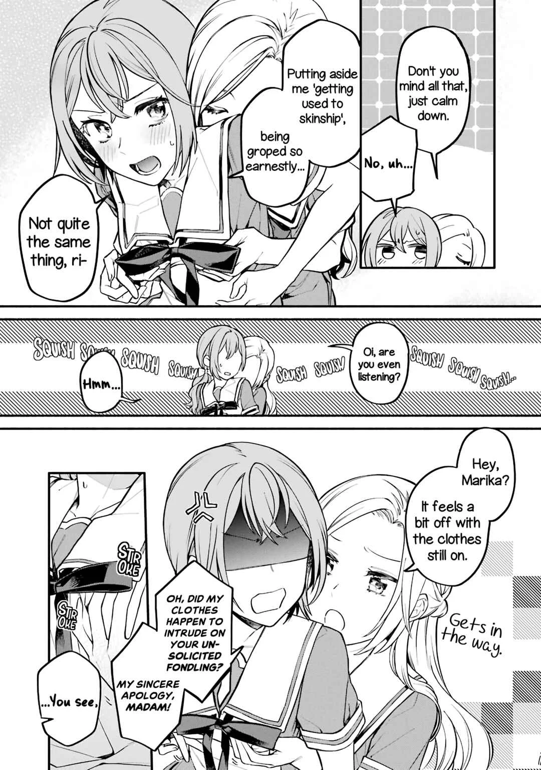 Onna Doushi toka Arienai desho to Iiharu Onnanoko wo, Hyakunichikan de Tetteiteki ni Otosu Yuri no Ohanashi Chapter 3: Stage 3 - Page 3