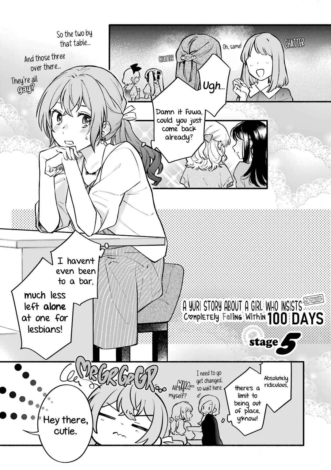 Onna Doushi toka Arienai desho to Iiharu Onnanoko wo, Hyakunichikan de Tetteiteki ni Otosu Yuri no Ohanashi Chapter 5: Stage 5 - Page 1