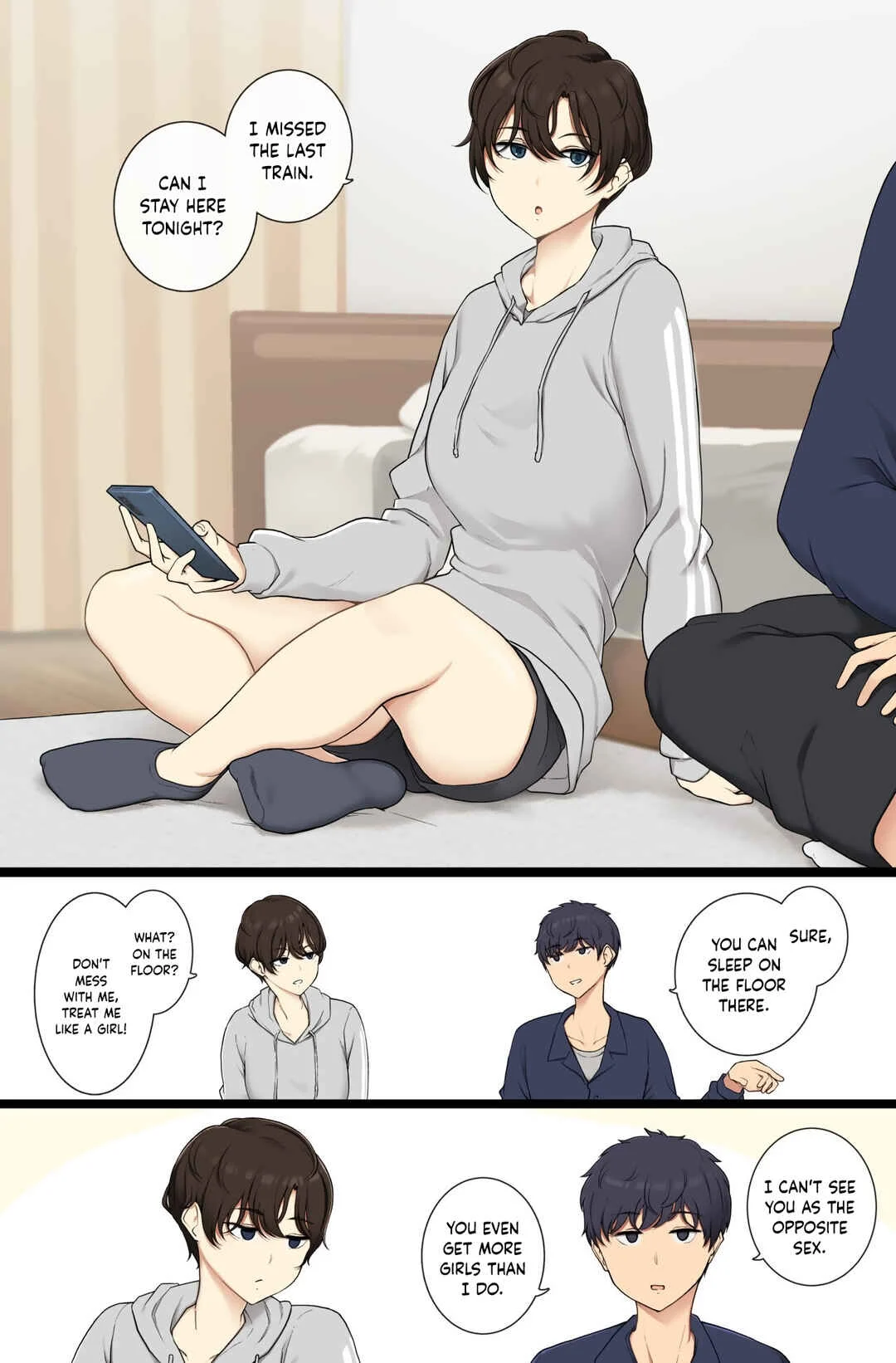 Onnanoko Atsukai Shinai to Mesu Dearu Koto o Wakarasetekuru Boyish Joshi Chapter 1 - Page 1
