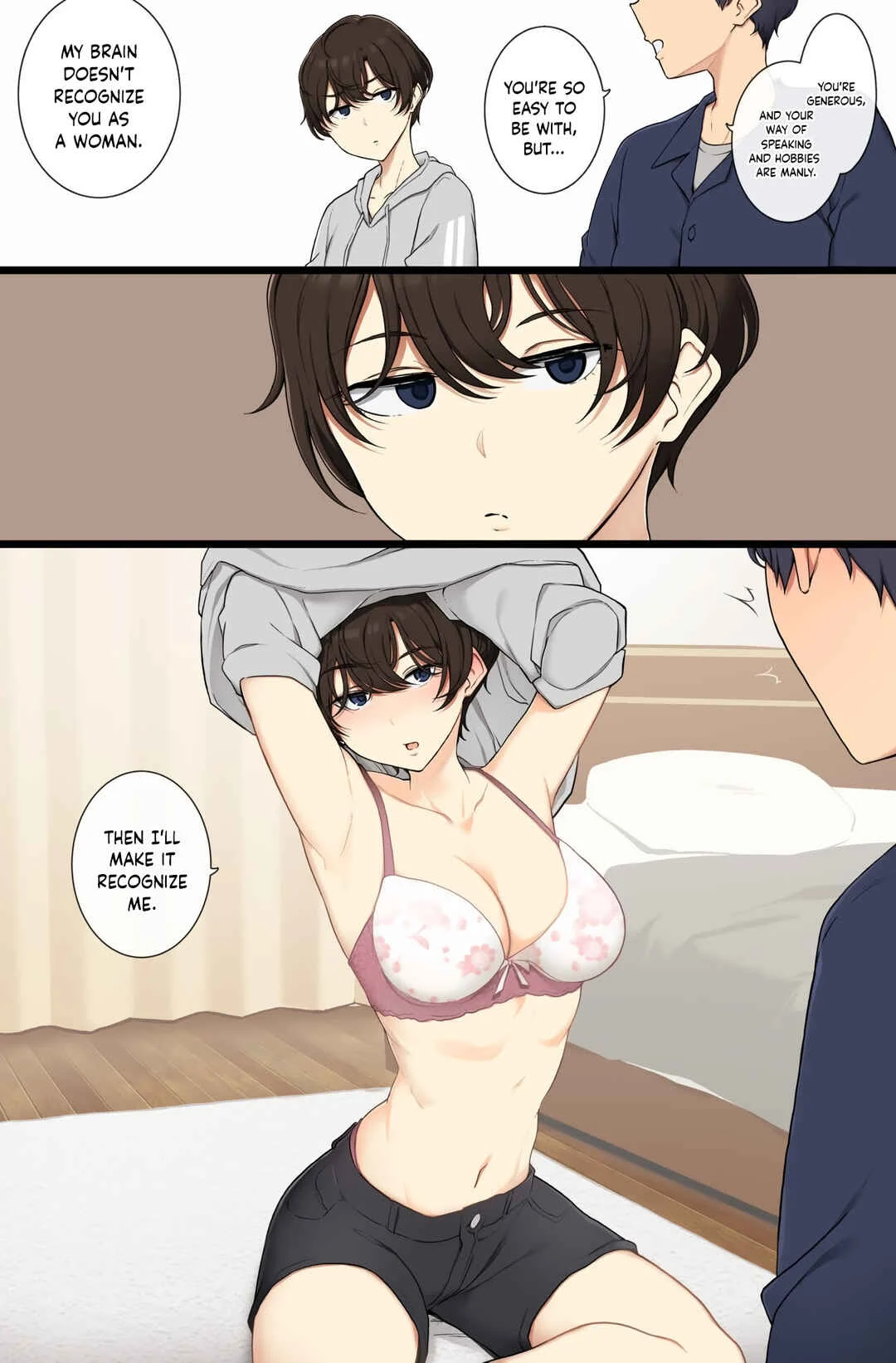 Onnanoko Atsukai Shinai to Mesu Dearu Koto o Wakarasetekuru Boyish Joshi Chapter 1 - Page 3