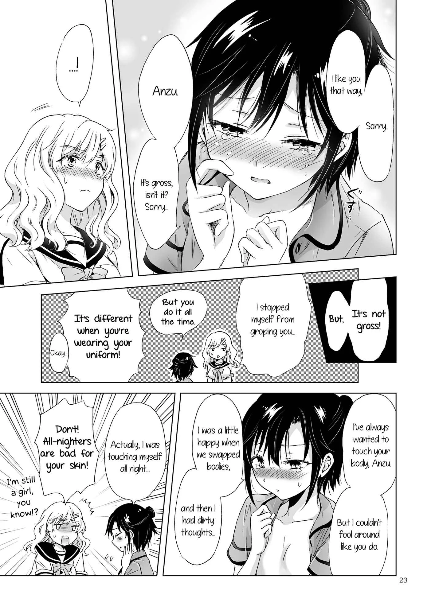 Oppai-chan to Chippai-chan ga Irekawaru Hanashi Chapter 1: Oneshot - Page 22
