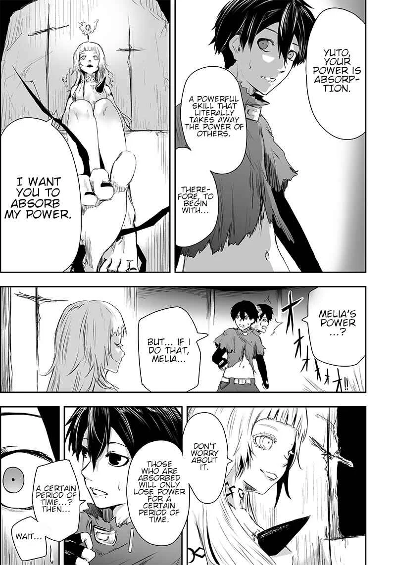 Ore dake Fuguu Skill no Isekai Shoukan Hangyakuki ~Saijaku Skill "Kyuushuu" ga Subete wo Nomikomu made~ Chapter 2: The Door. - Page 35