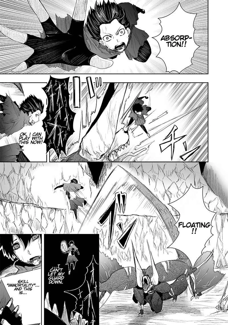 Ore dake Fuguu Skill no Isekai Shoukan Hangyakuki ~Saijaku Skill "Kyuushuu" ga Subete wo Nomikomu made~ Chapter 5: Immortality. - Page 12