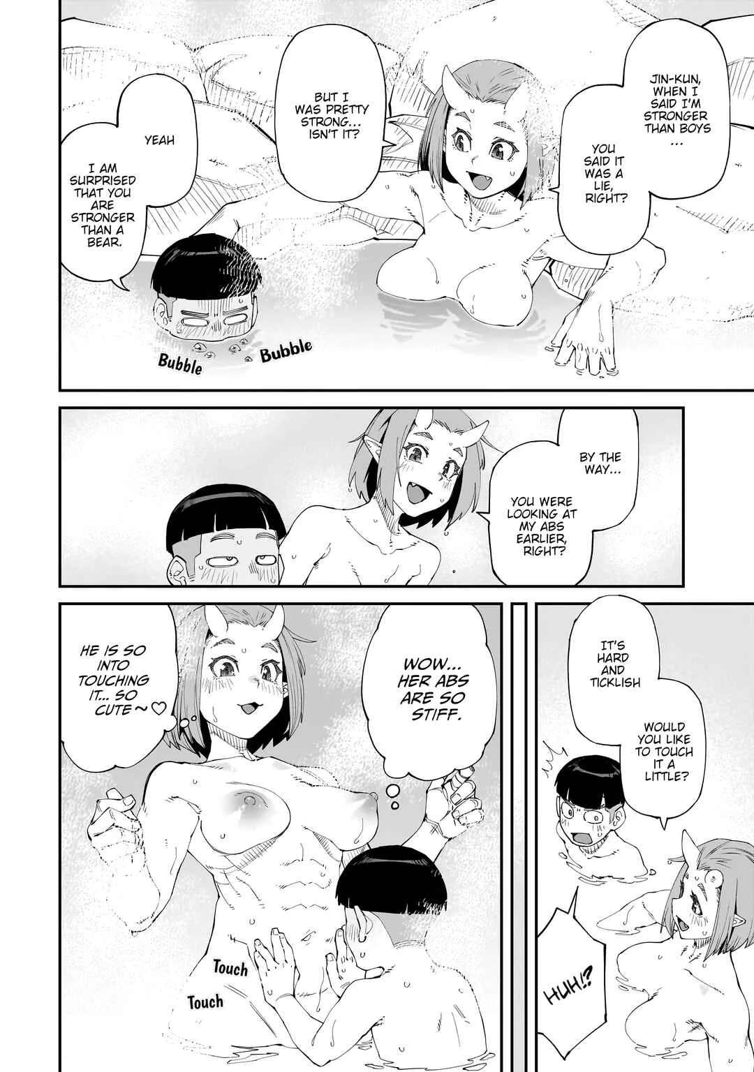 Otaku-kun no Seiheki o Isshou Yugamete Iku Ishuzoku Musume-tachi Chapter 2: Sweaty Abs lesson with an Onee-san - Page 15